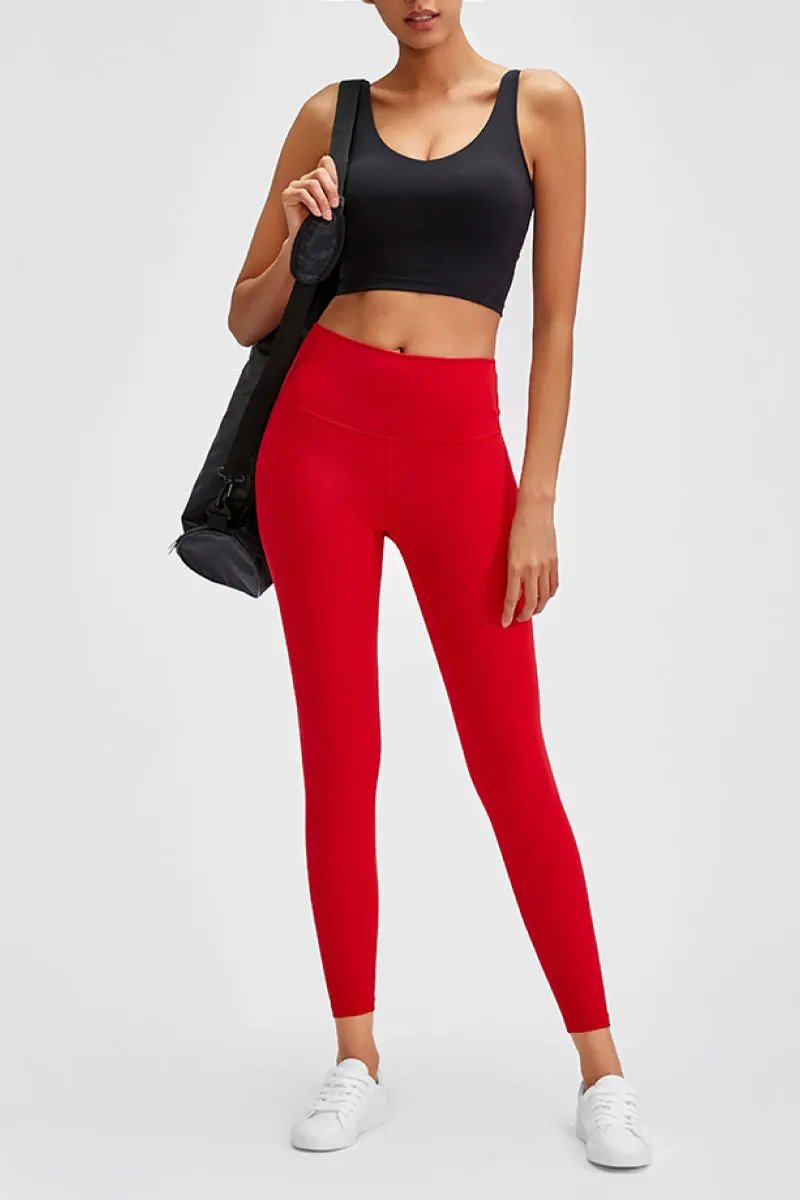 Millennia Wide Seamless Band Waist Sports Leggings by Millennia