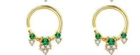 Jewelry Nose Ring Diamond No Hole Nose Fake Nose Ring by Maiden-Art