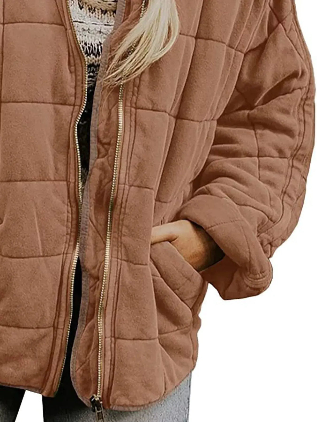 Quilted Zip Up Outerwear | Partner Labels Selection by Partner Label