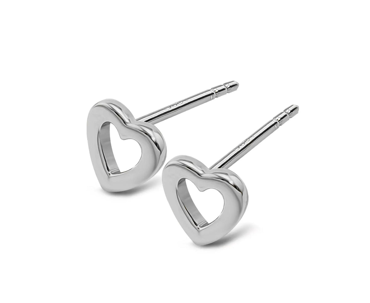 Oorbellen Open Hart Zilver JE038S by Jwls4u