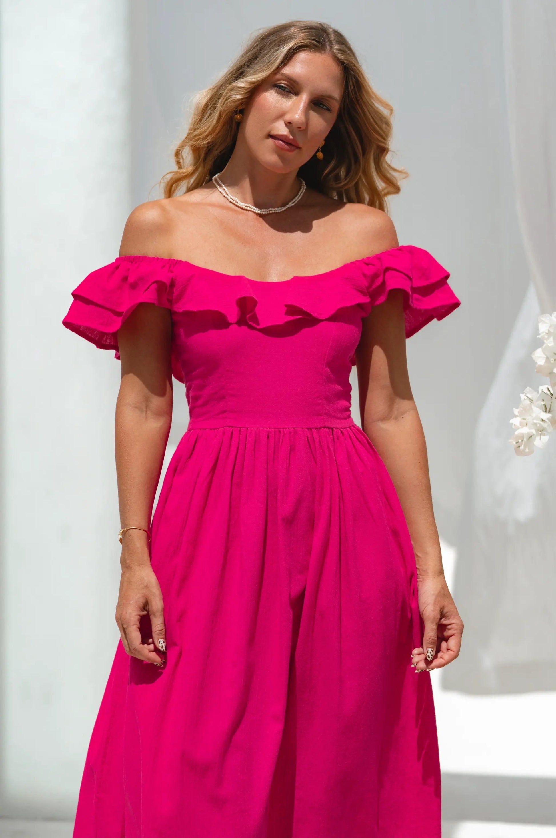 Alethea Summer Midi Dress by ELF