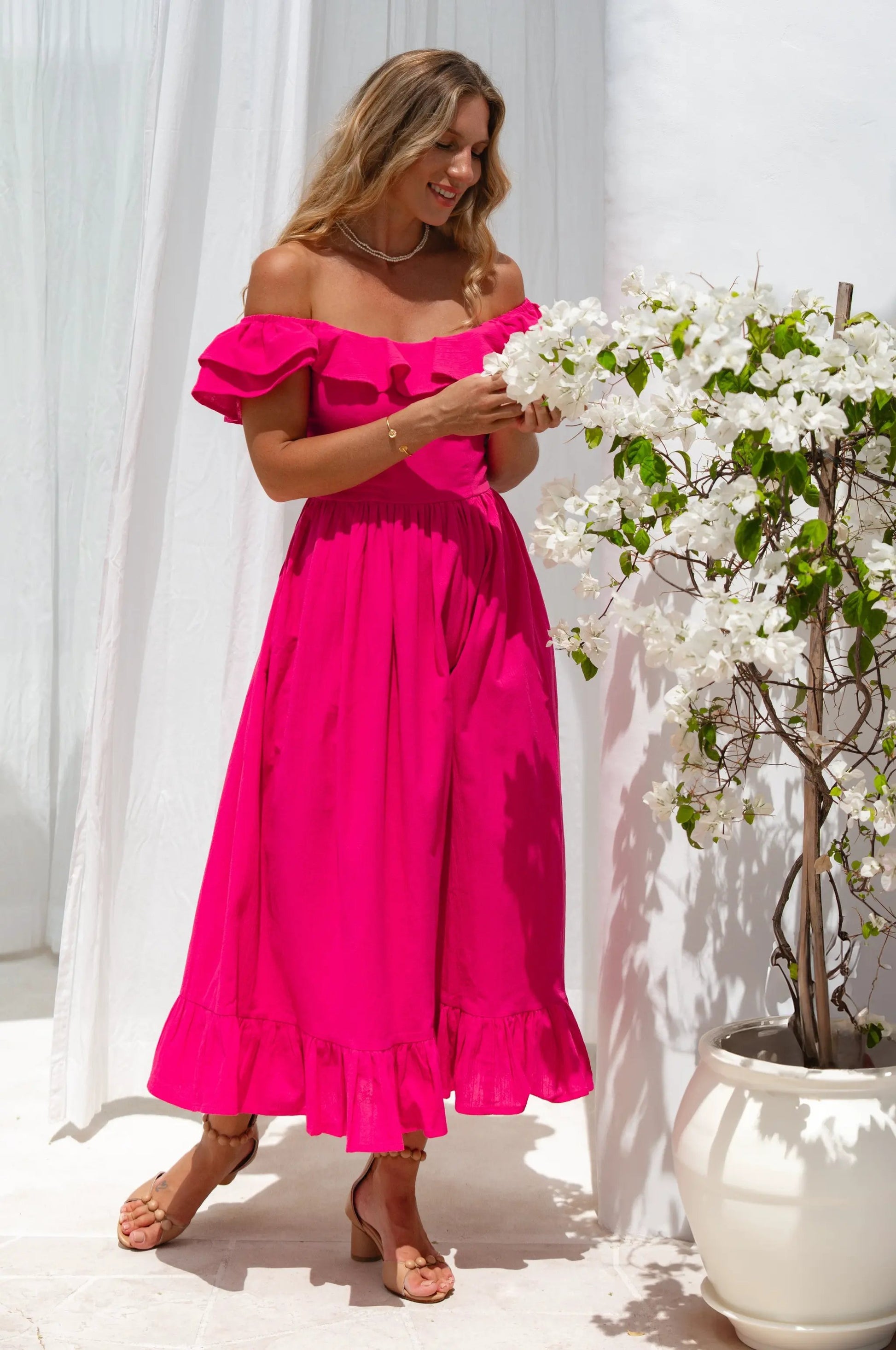 Alethea Summer Midi Dress by ELF