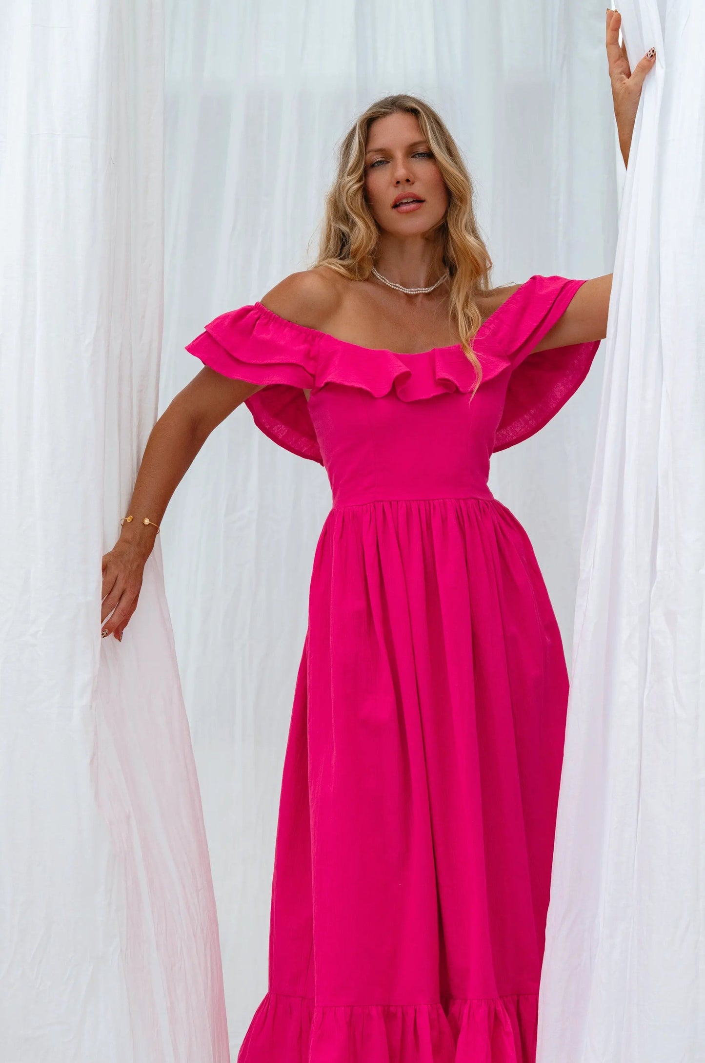 Alethea Summer Midi Dress by ELF