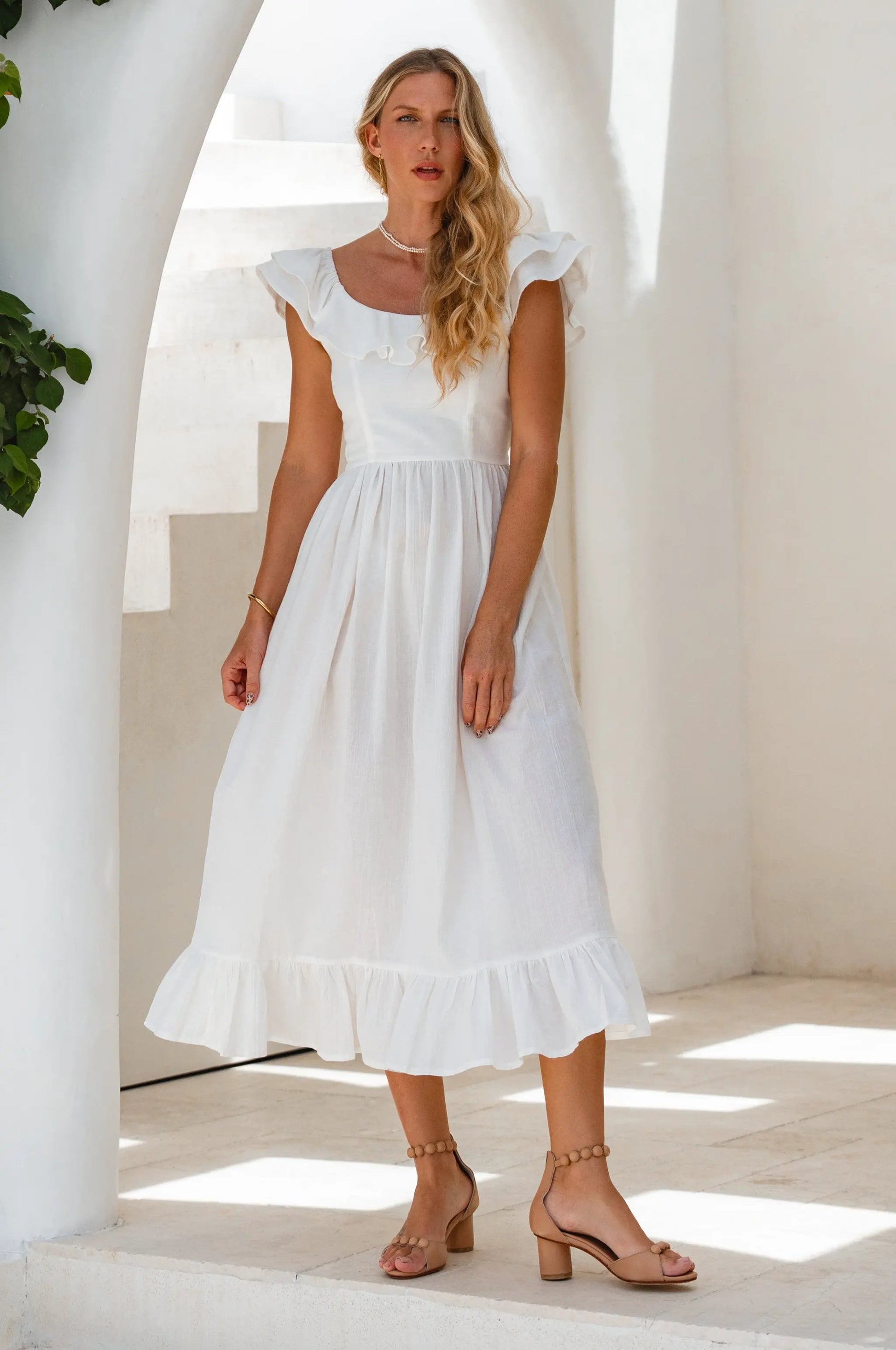 Alethea Summer Midi Dress by ELF