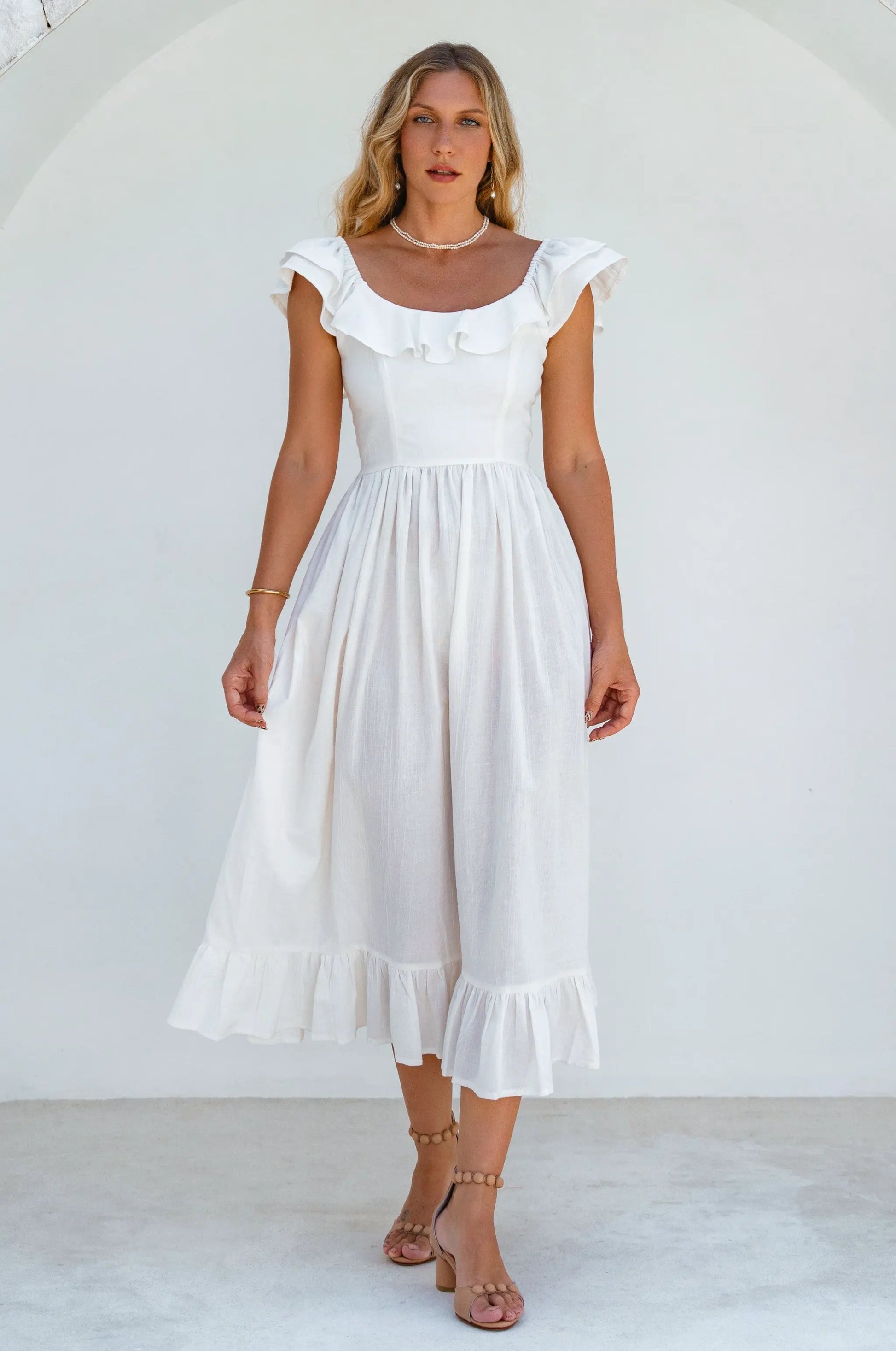 Alethea Summer Midi Dress by ELF