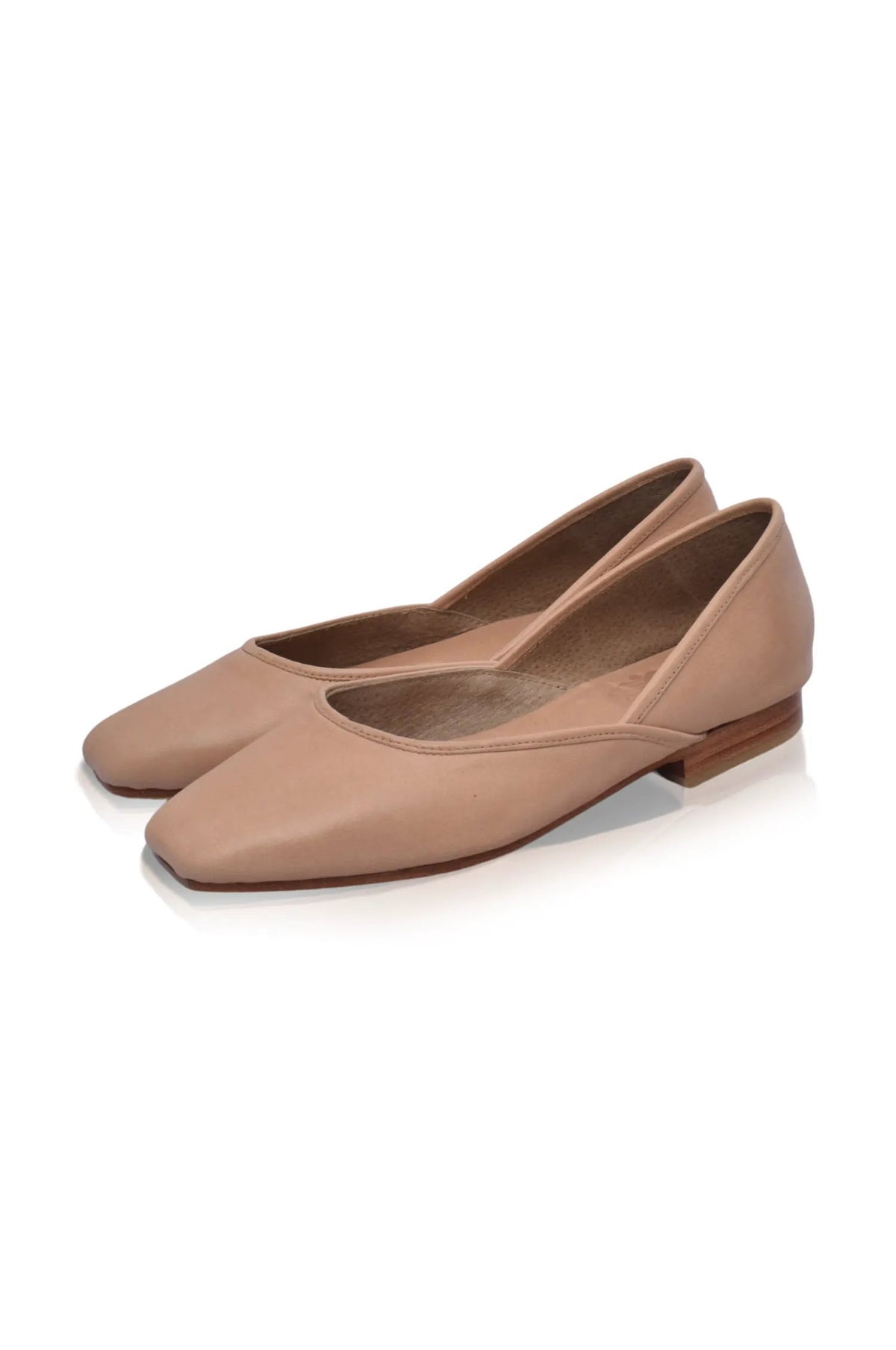 Amore Square Toe Ballet Flats by ELF