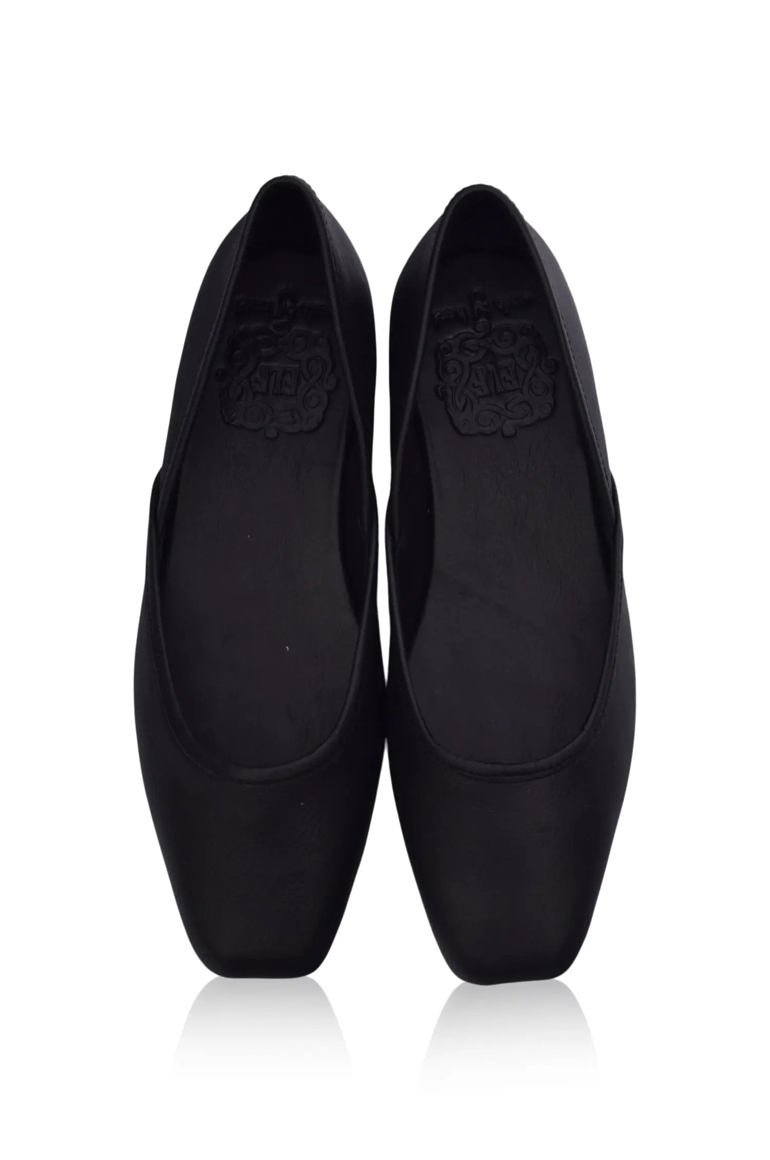 Amore Square Toe Ballet Flats by ELF