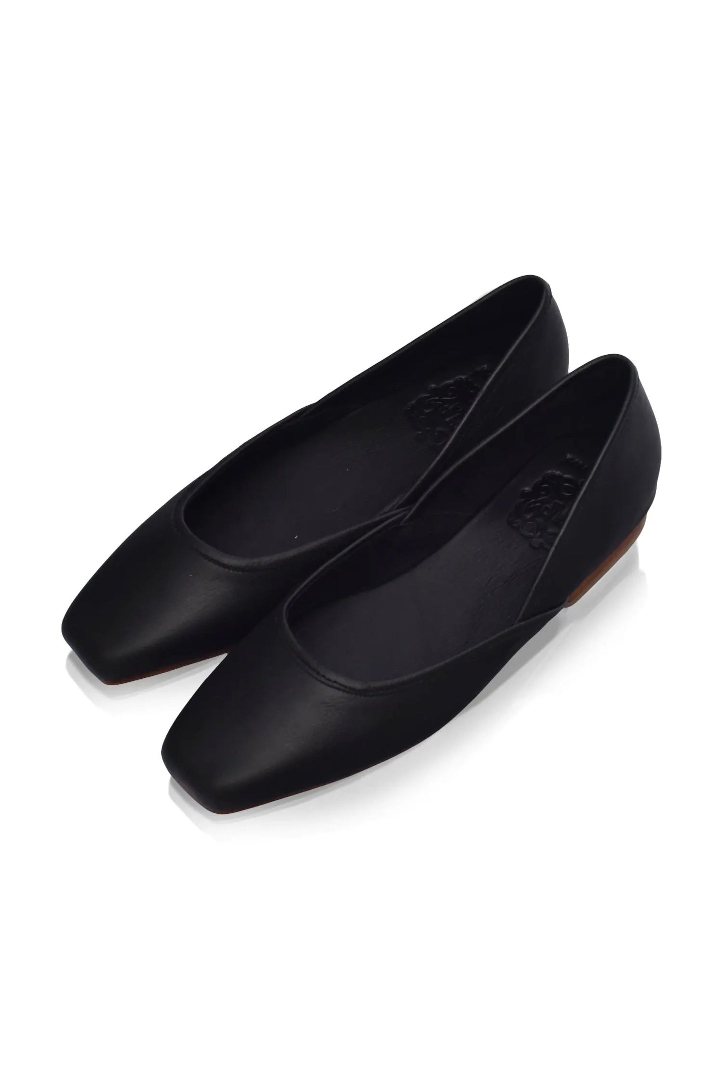 Amore Square Toe Ballet Flats by ELF