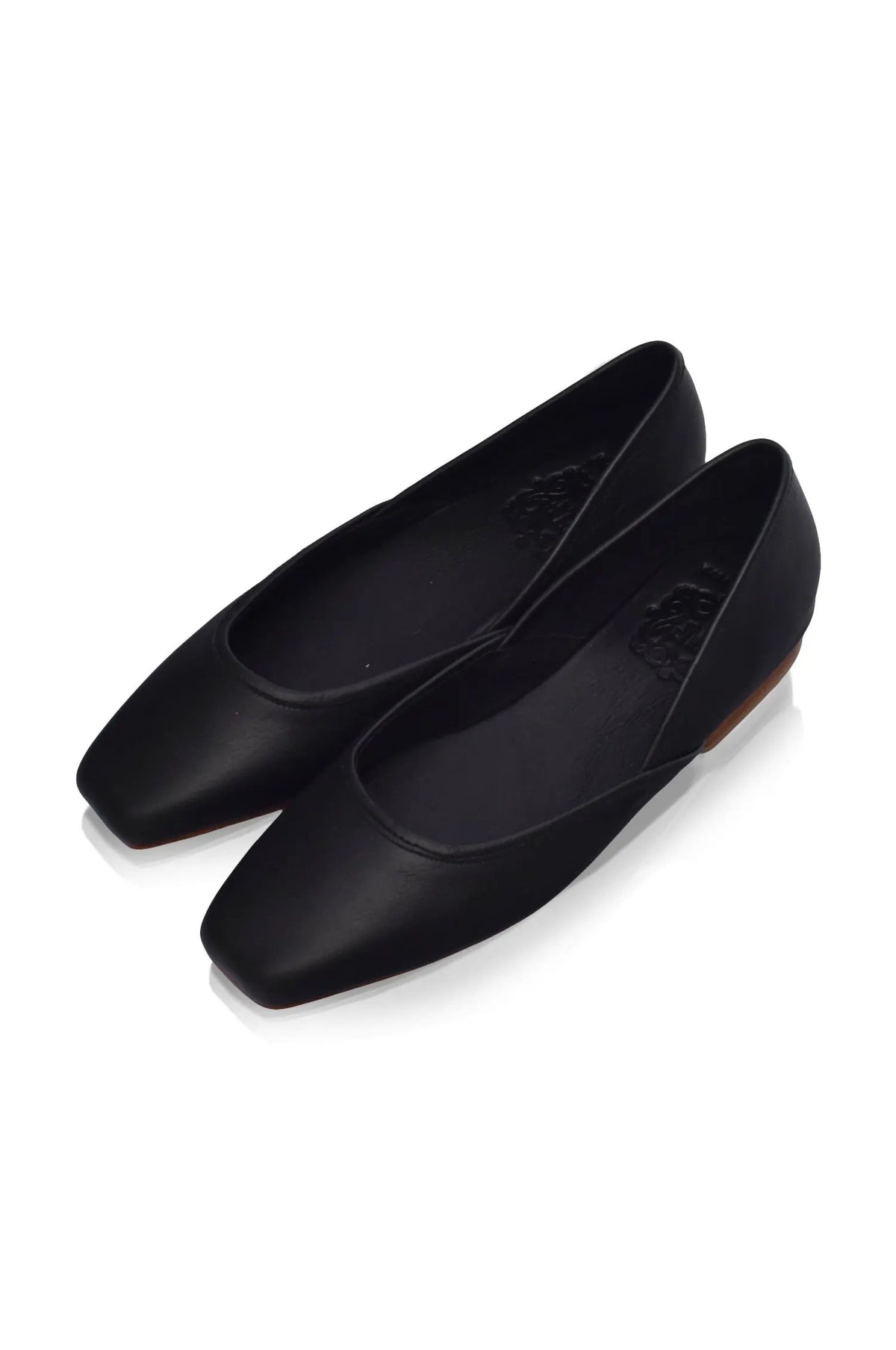 Amore Square Toe Ballet Flats by ELF