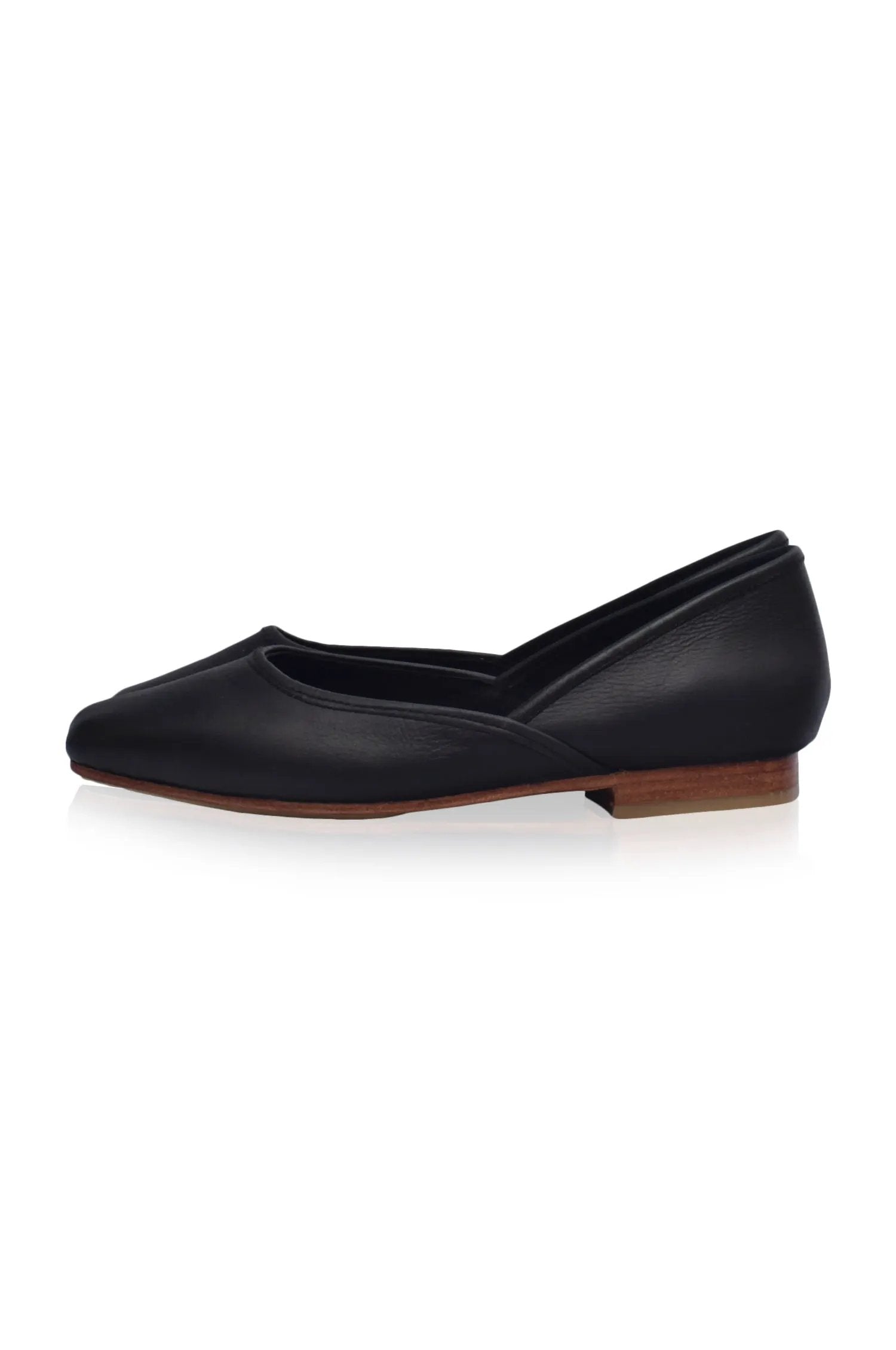 Amore Square Toe Ballet Flats by ELF