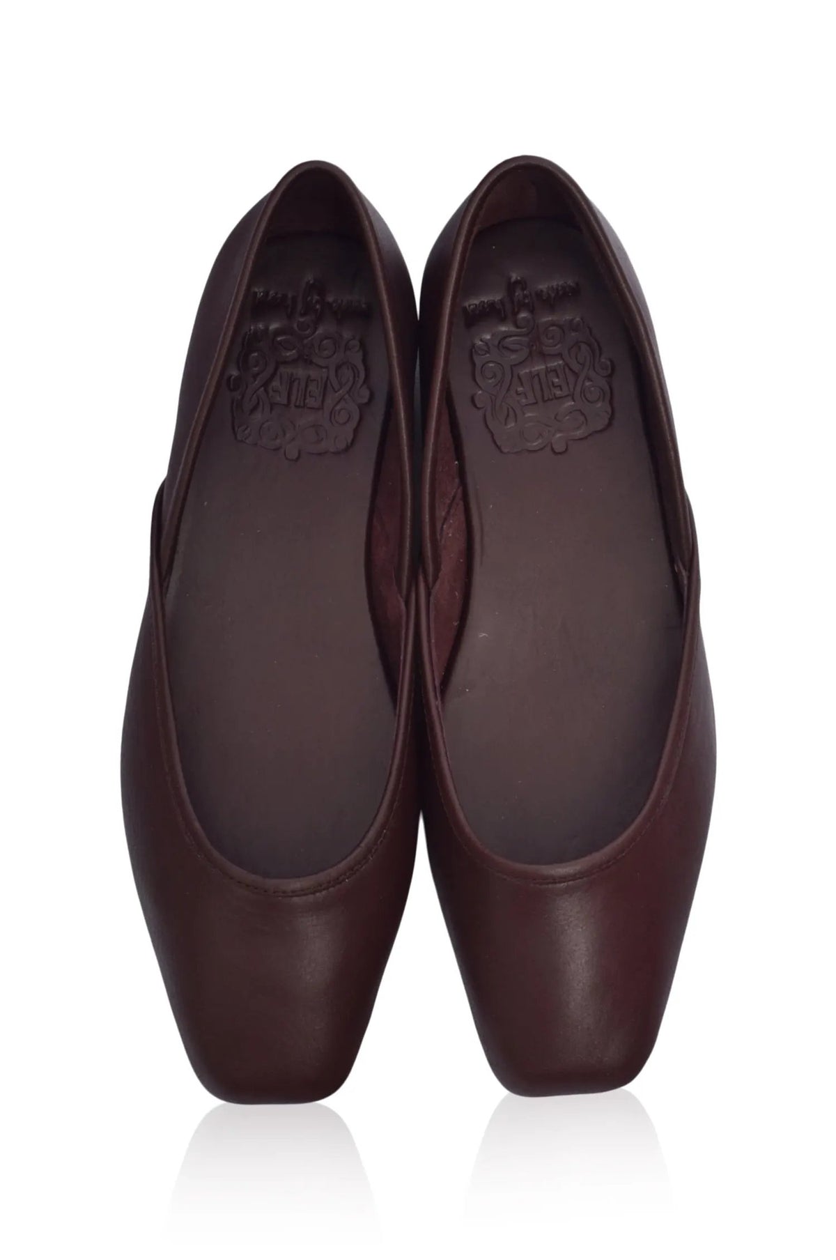 Amore Square Toe Ballet Flats by ELF