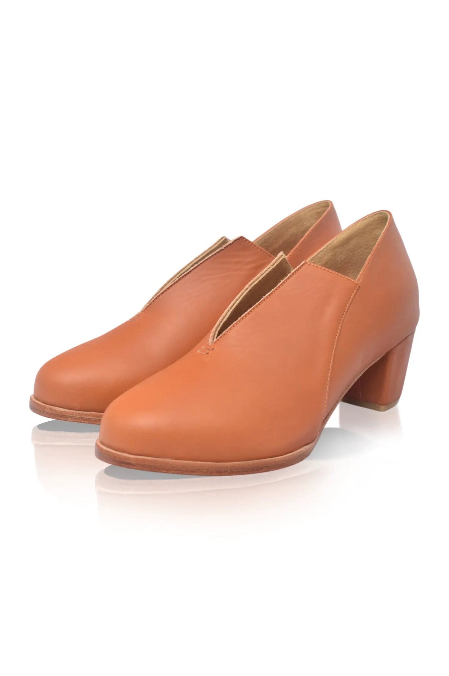 Ange Leather Booties 5 cm Heel (Sz. 11) by ELF