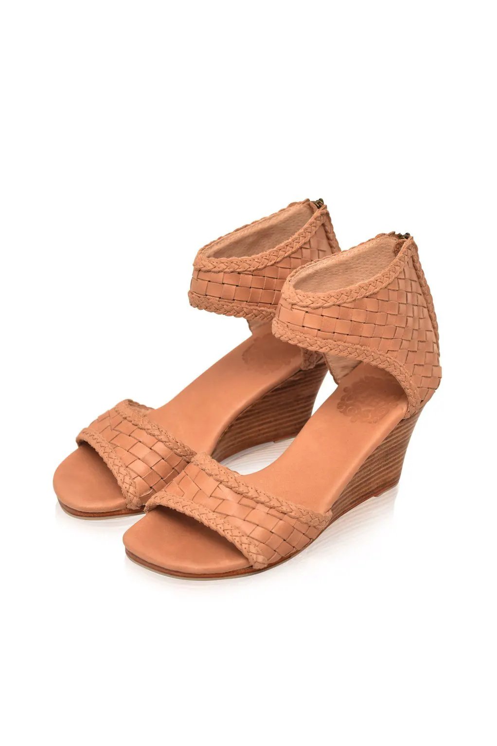 Athena Woven Wedge Sandals by ELF
