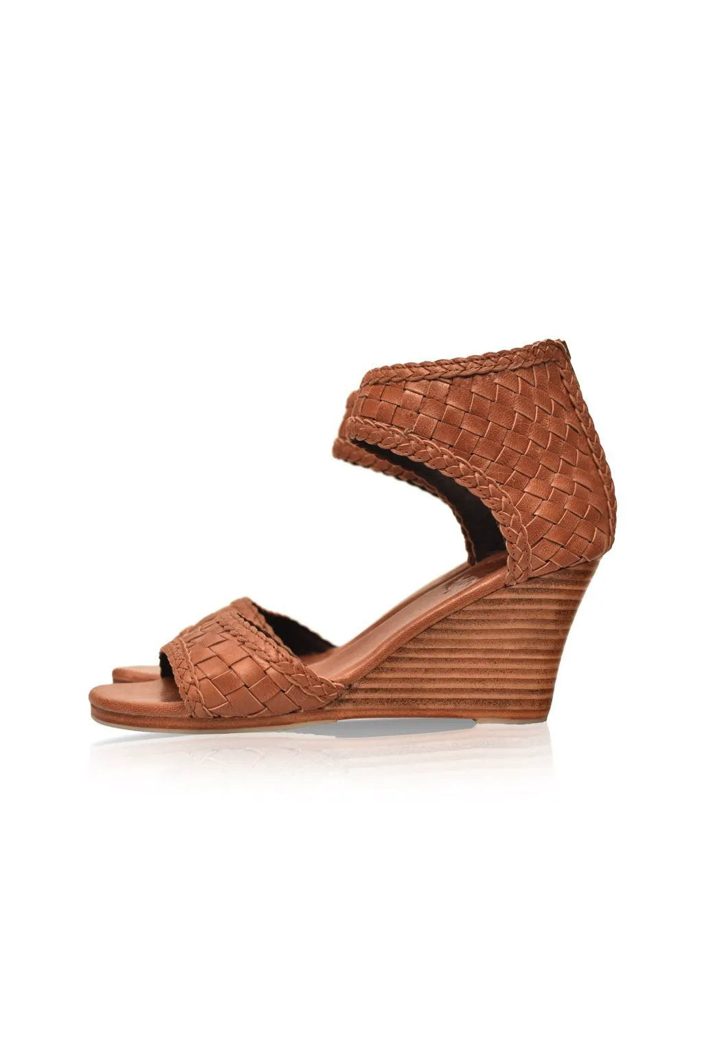 Athena Woven Wedge Sandals by ELF
