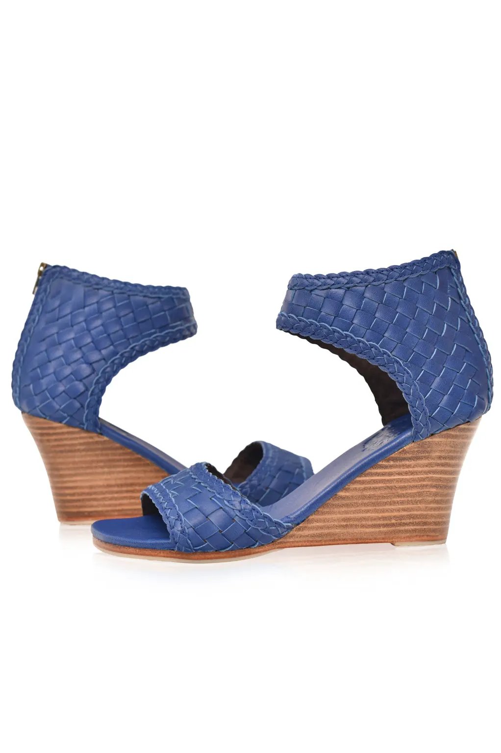 Athena Woven Wedge Sandals by ELF