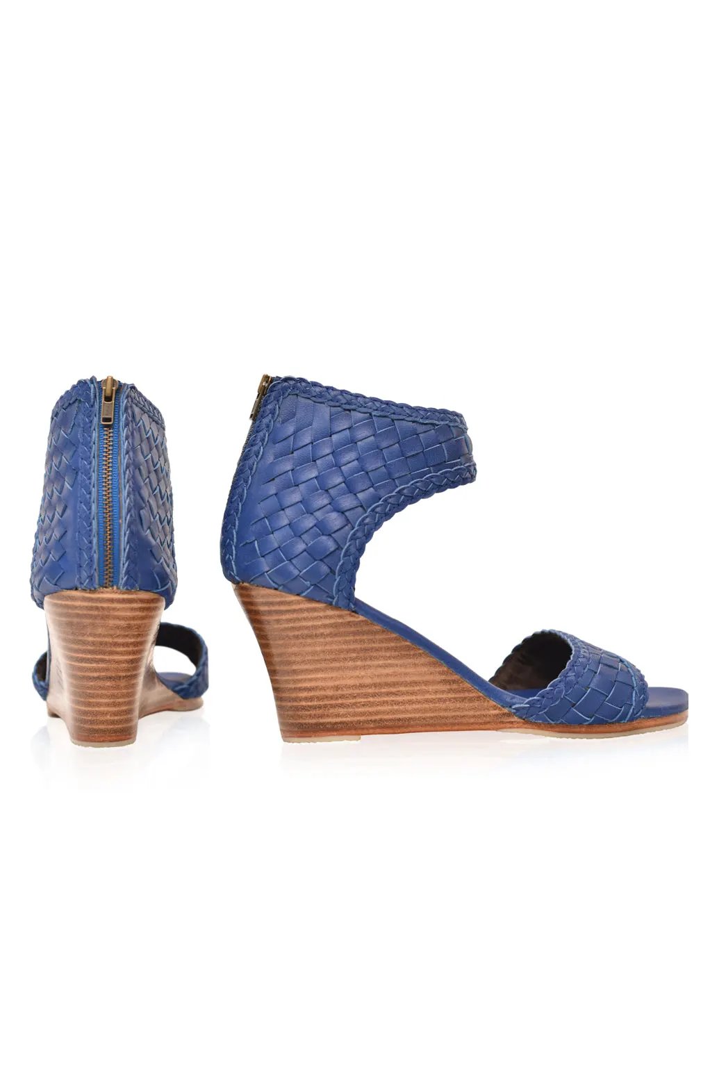 Athena Woven Wedge Sandals by ELF