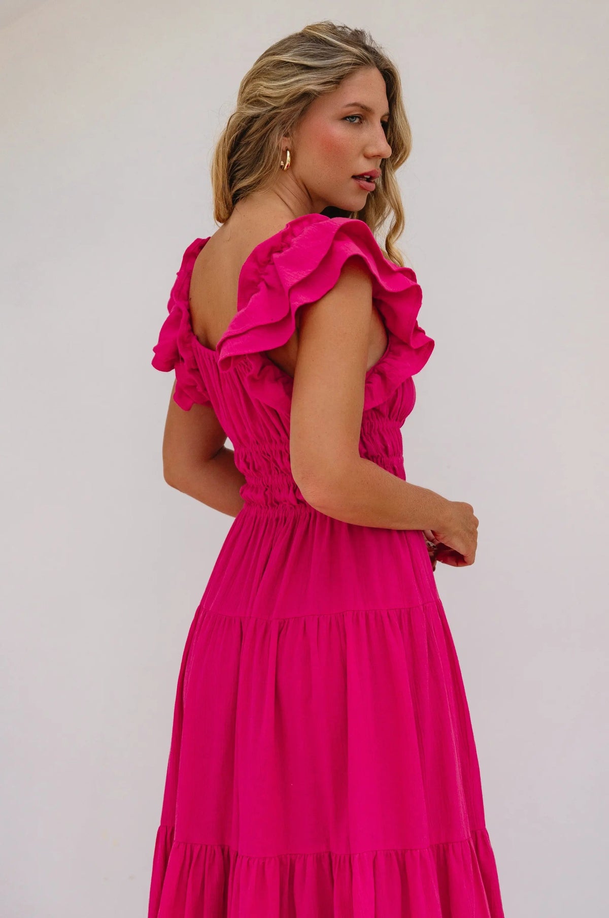 Aura Ruffled Maxi Dress by ELF