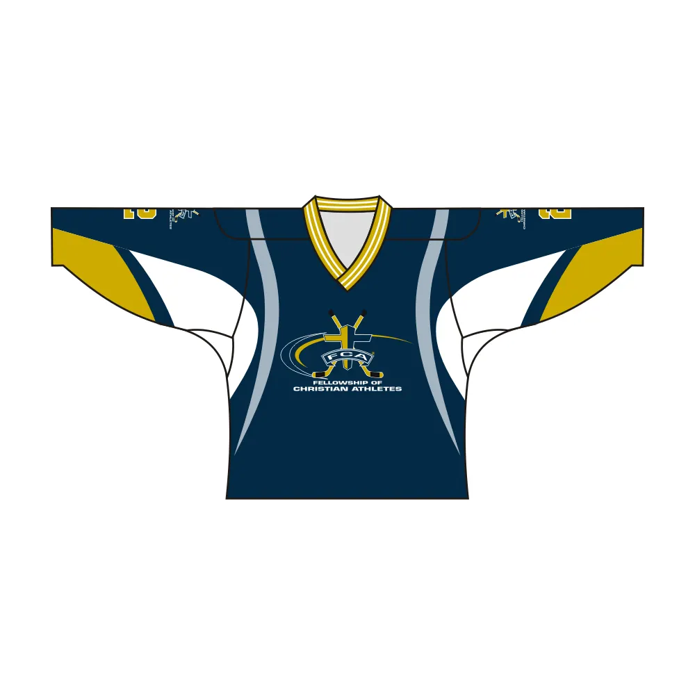 Custom FCA Team Design Hockey Shirts by Vimost Sportswear