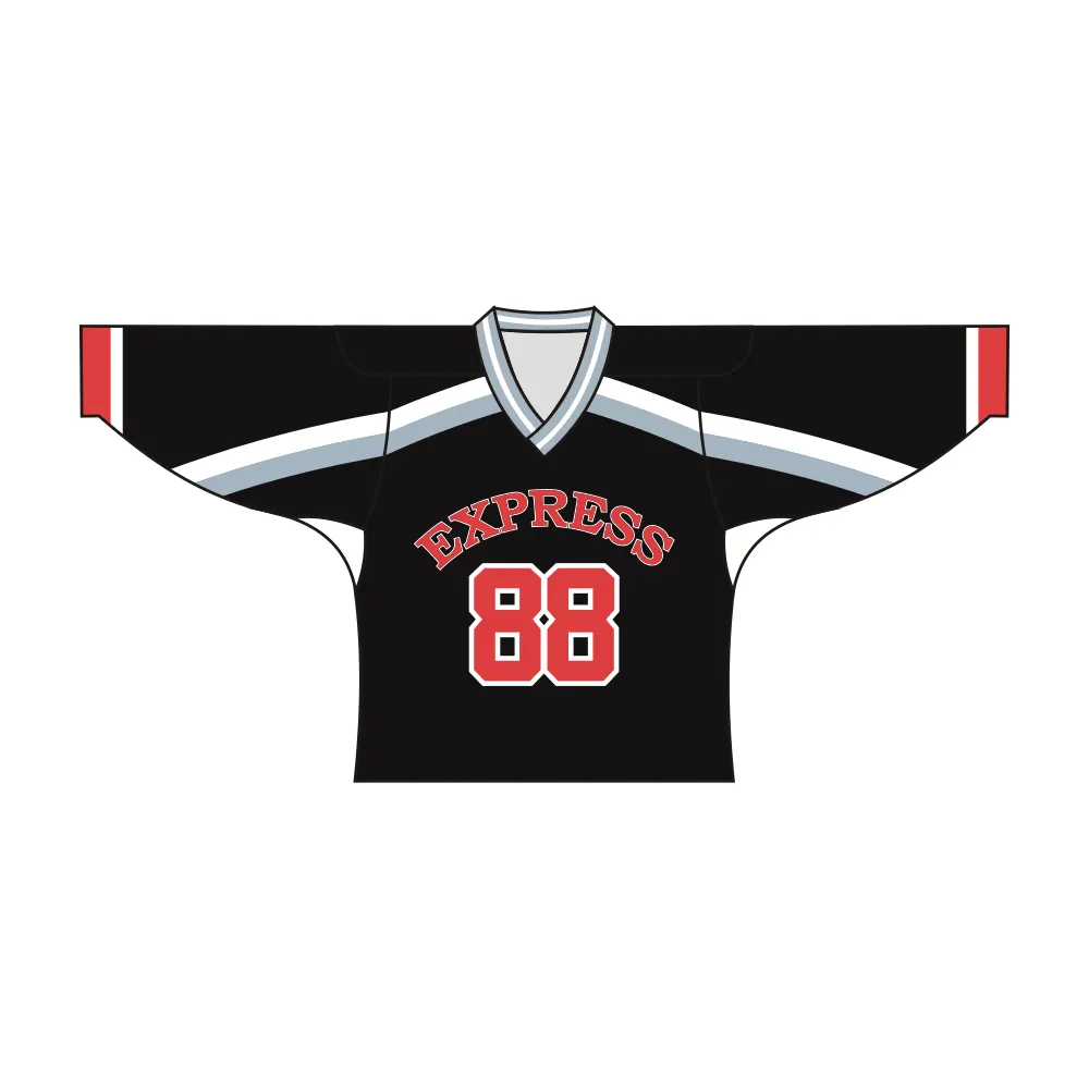 Sublimated EXPRESS Team Design Hockey Shirts by Vimost Sportswear