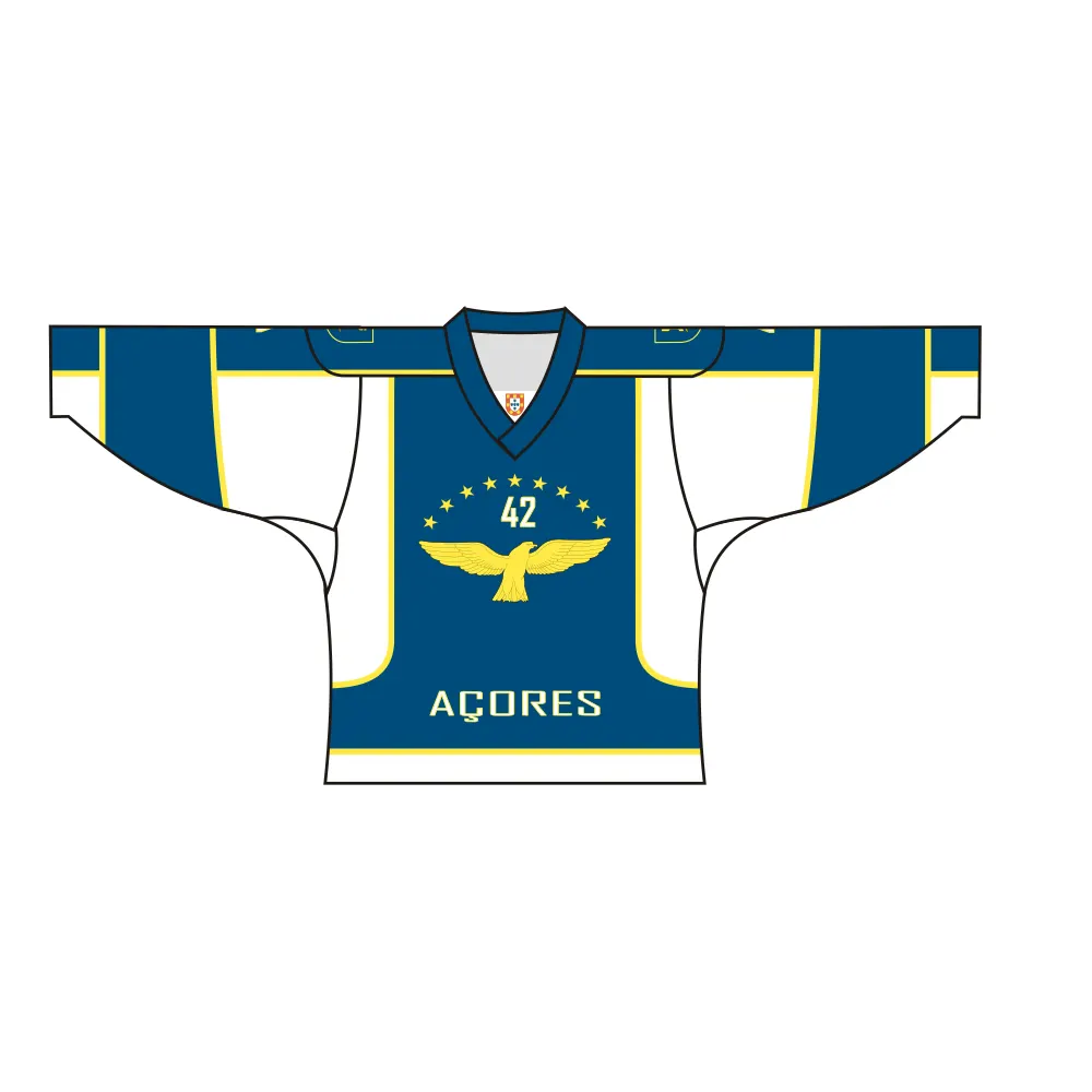 Custom Portugal Madeira Azores Hockey Jersey by Vimost Sportswear