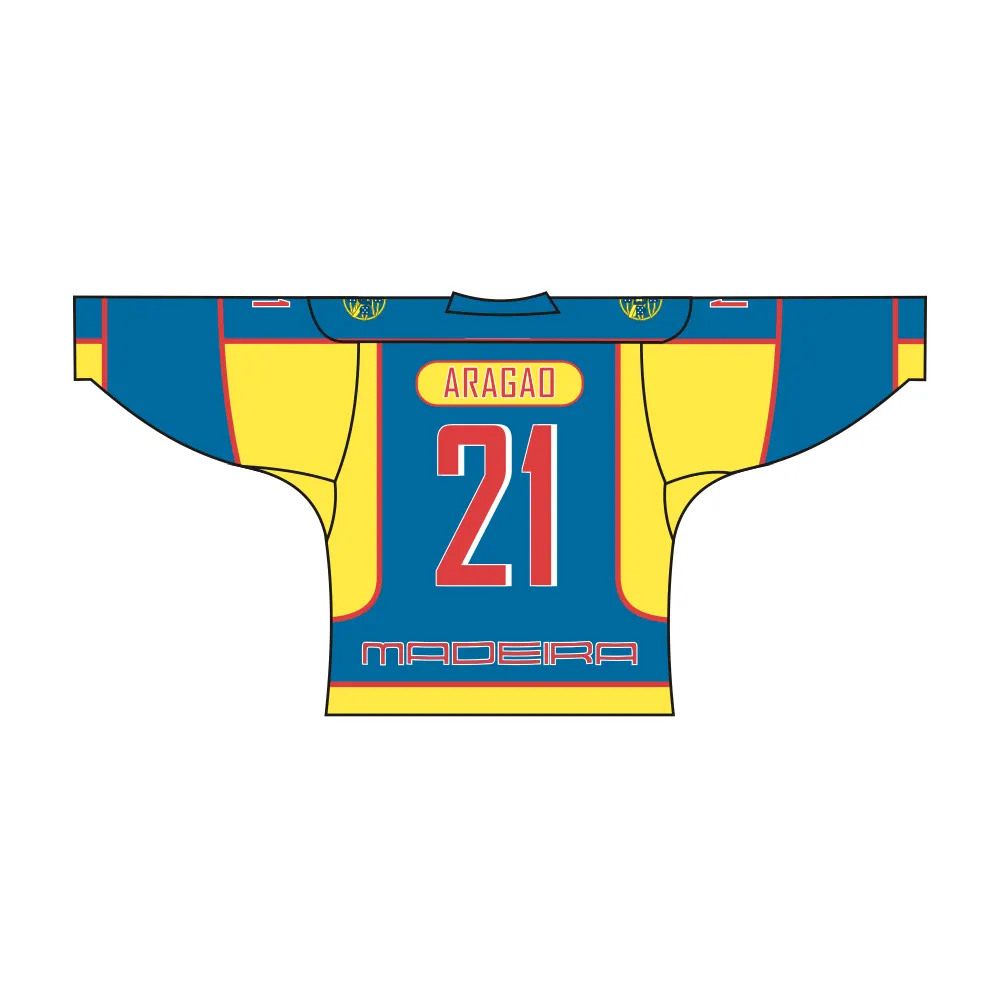 Custom Portugal Madeira Azores Hockey Jersey by Vimost Sportswear