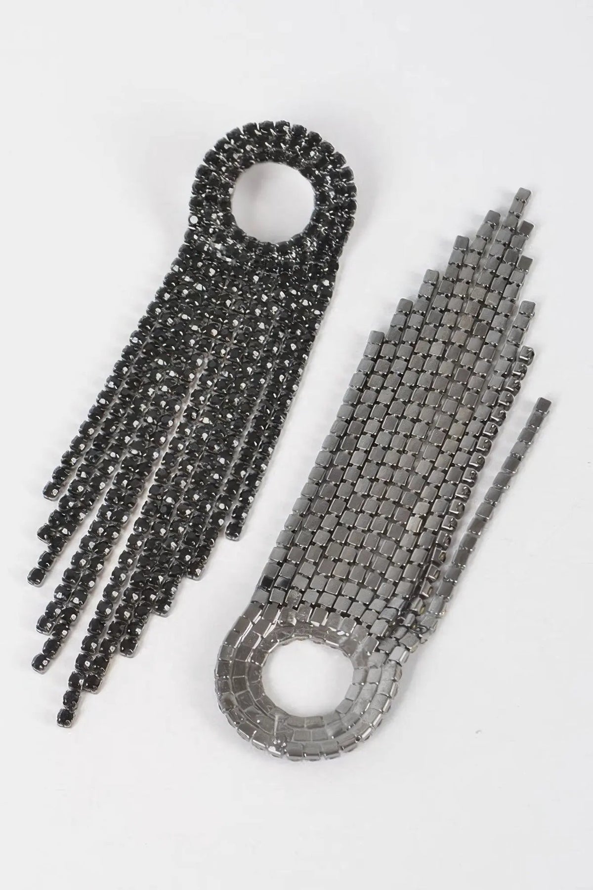 BROADWAY Rhinestone Fringe Drop Earrings: NYFW BYMANYC ® New York by BYMANYC ® New York