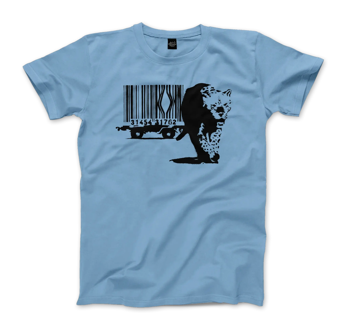 Banksy Barcode (Animal Rights) street art t-shirt by Art-O-Rama Shop