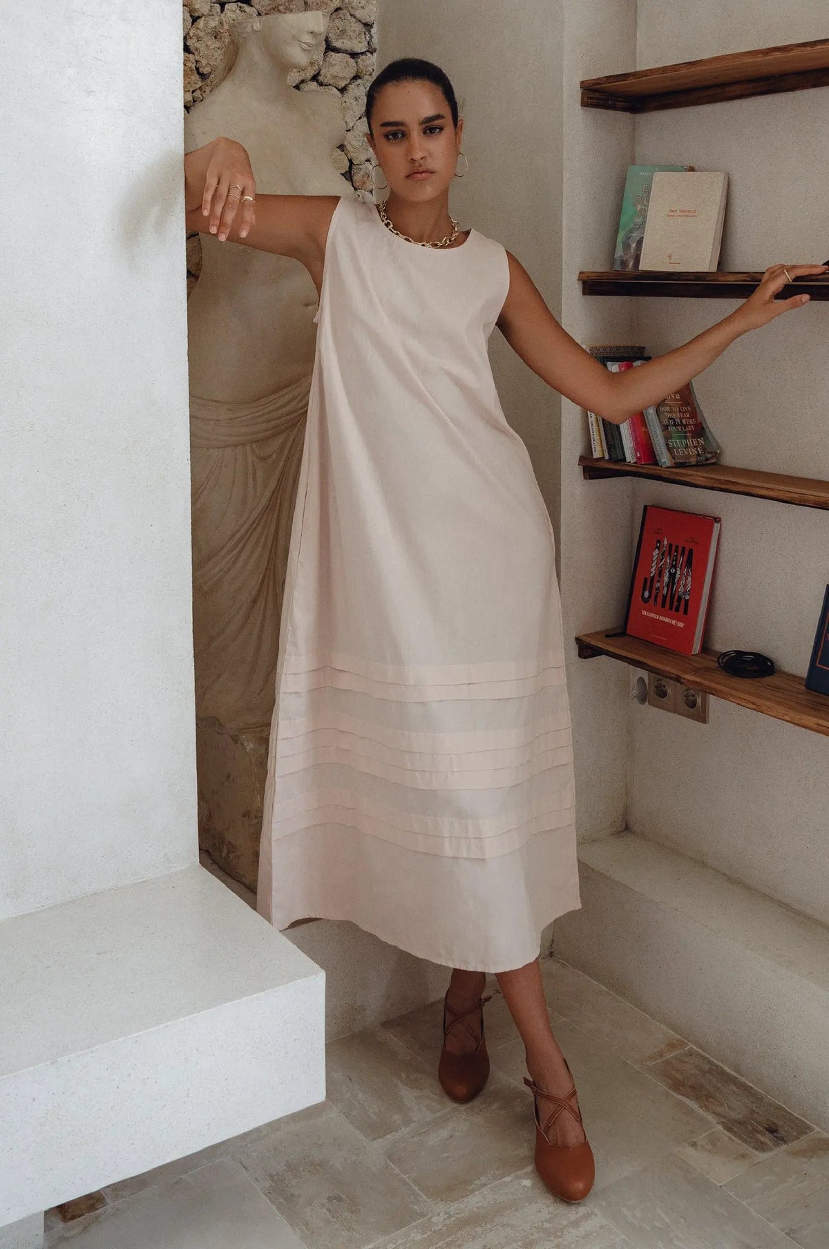 Beloved Cara Slip on Cotton Maxi Dress (Sale) by ELF