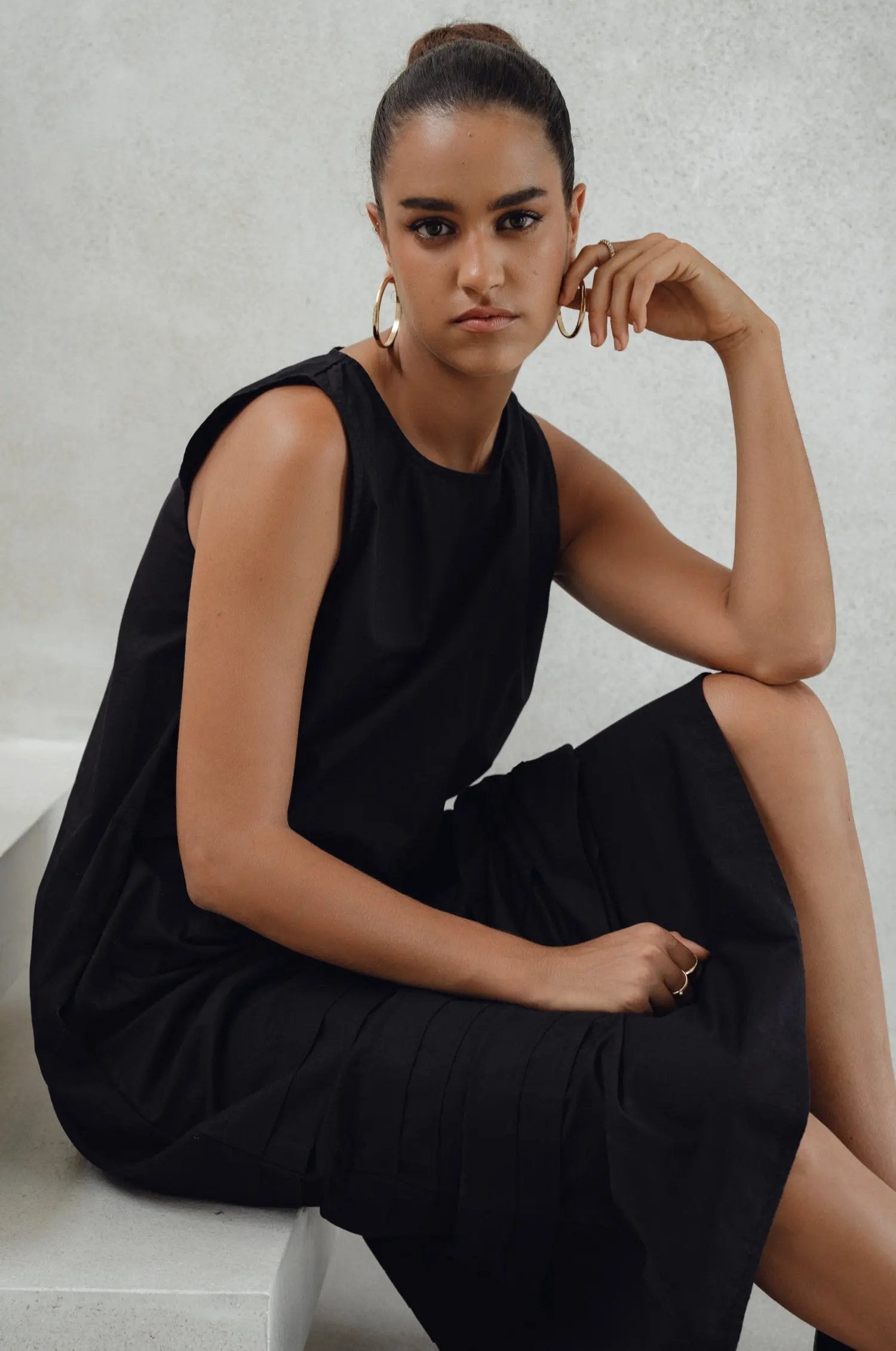 Beloved Cara Slip on Cotton Maxi Dress (Sale) by ELF