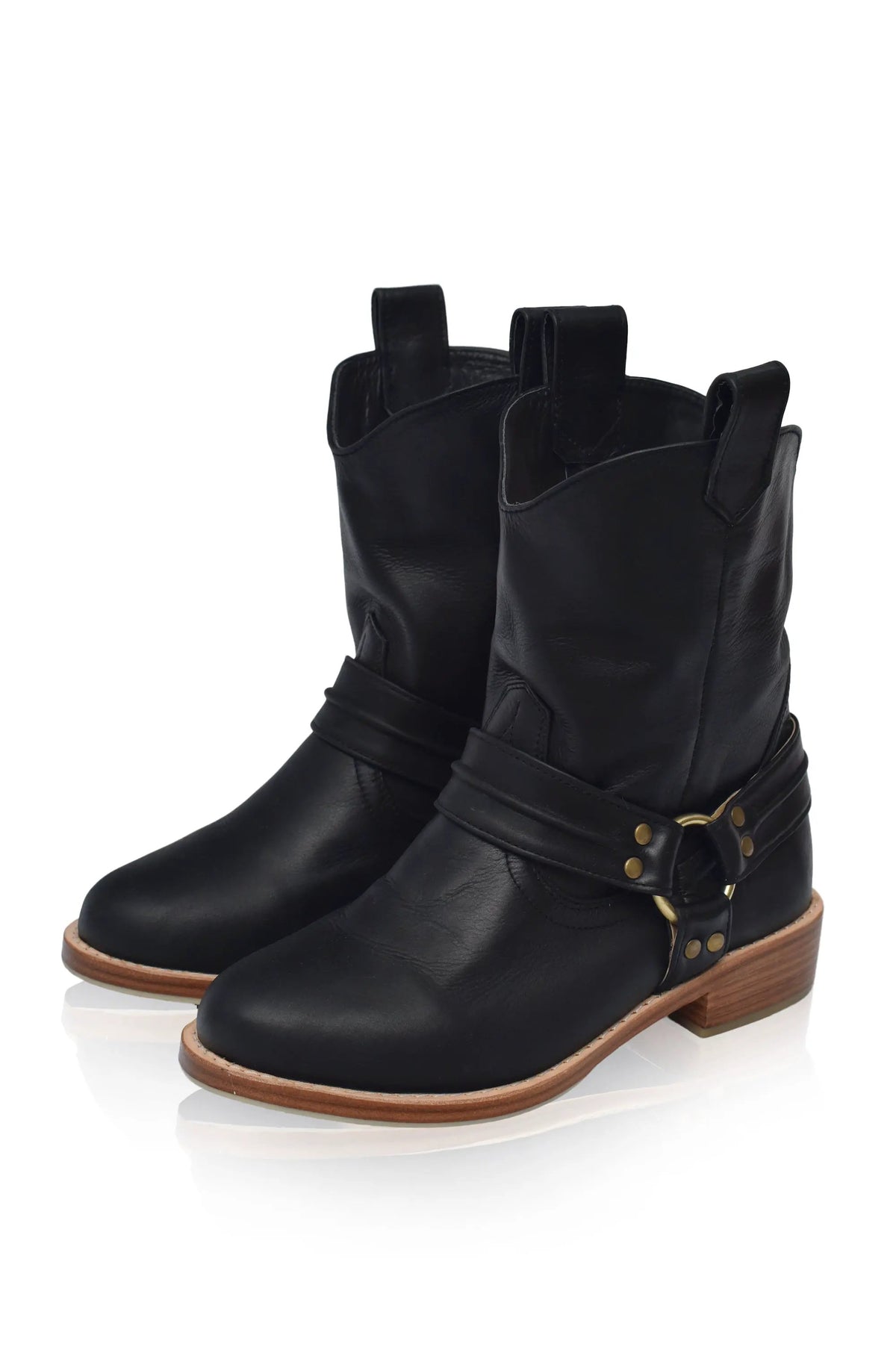 Cali Pull-On Leather Boots by ELF