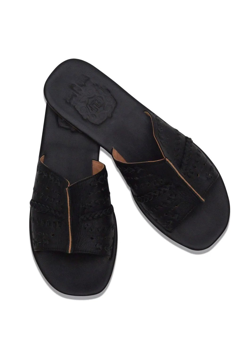 Dolce Vita Leather Slide Sandals by ELF