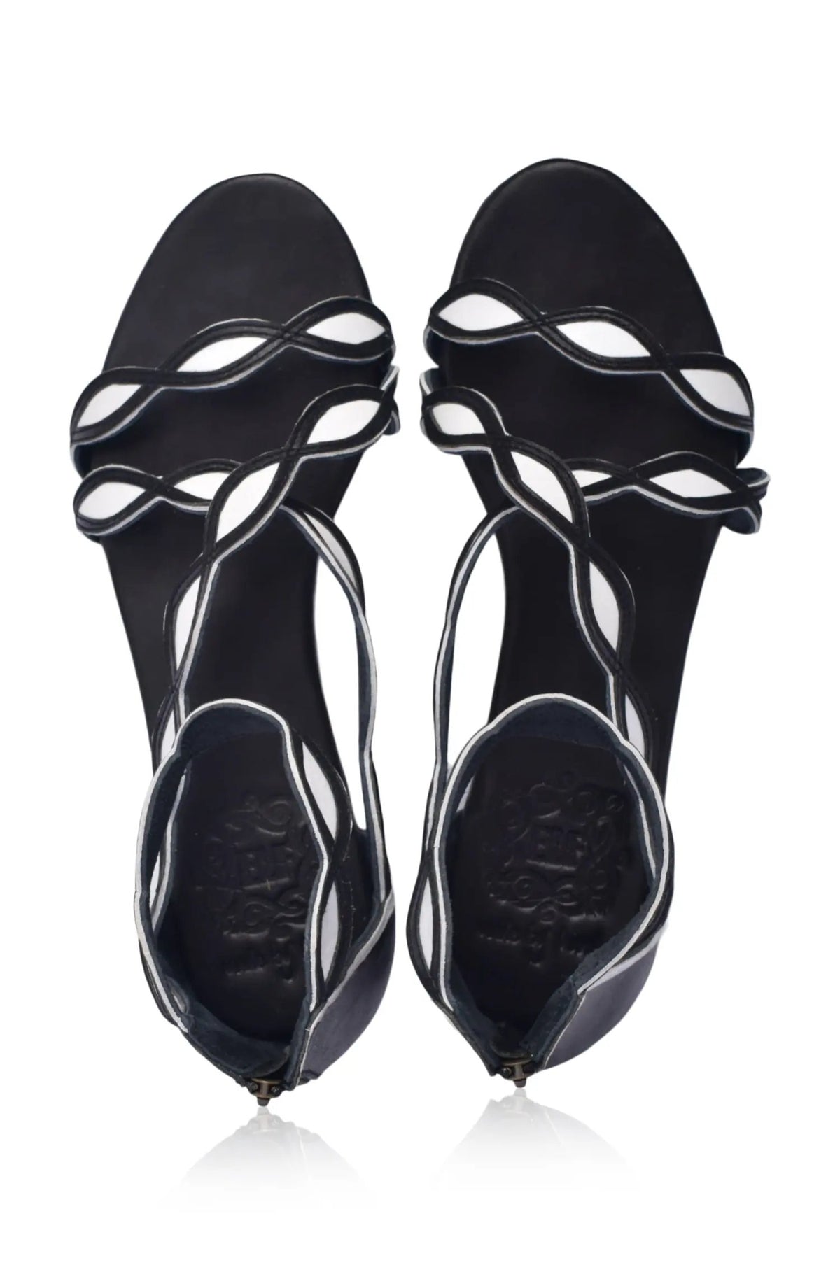 Blossom Floral Leather Sandals by ELF