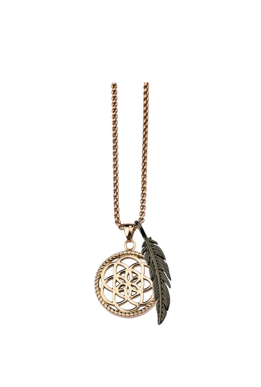Dreamcatcher Ketting Flower Set TFS02RRB by Jwls4u