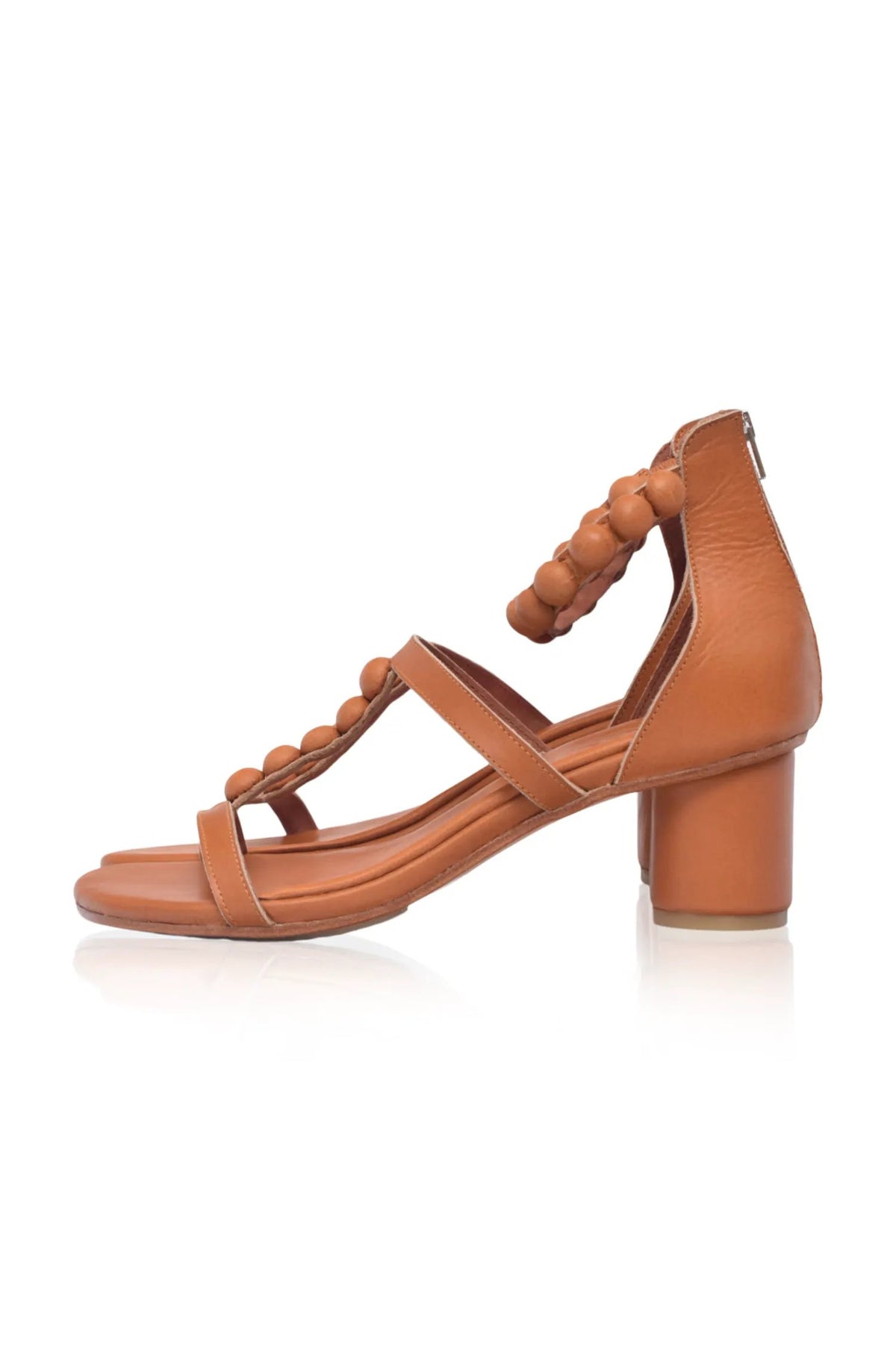 Bon Bon Wooden Heel Leather Sandals by ELF