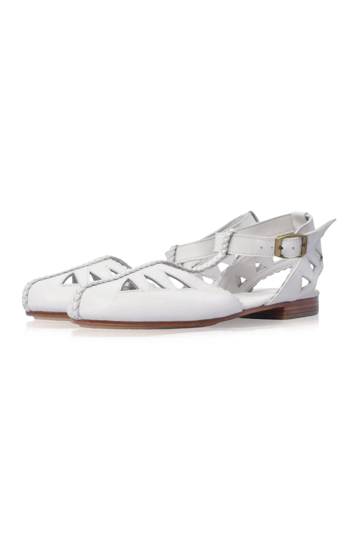 Bounty T-strap Leather Sandals by ELF