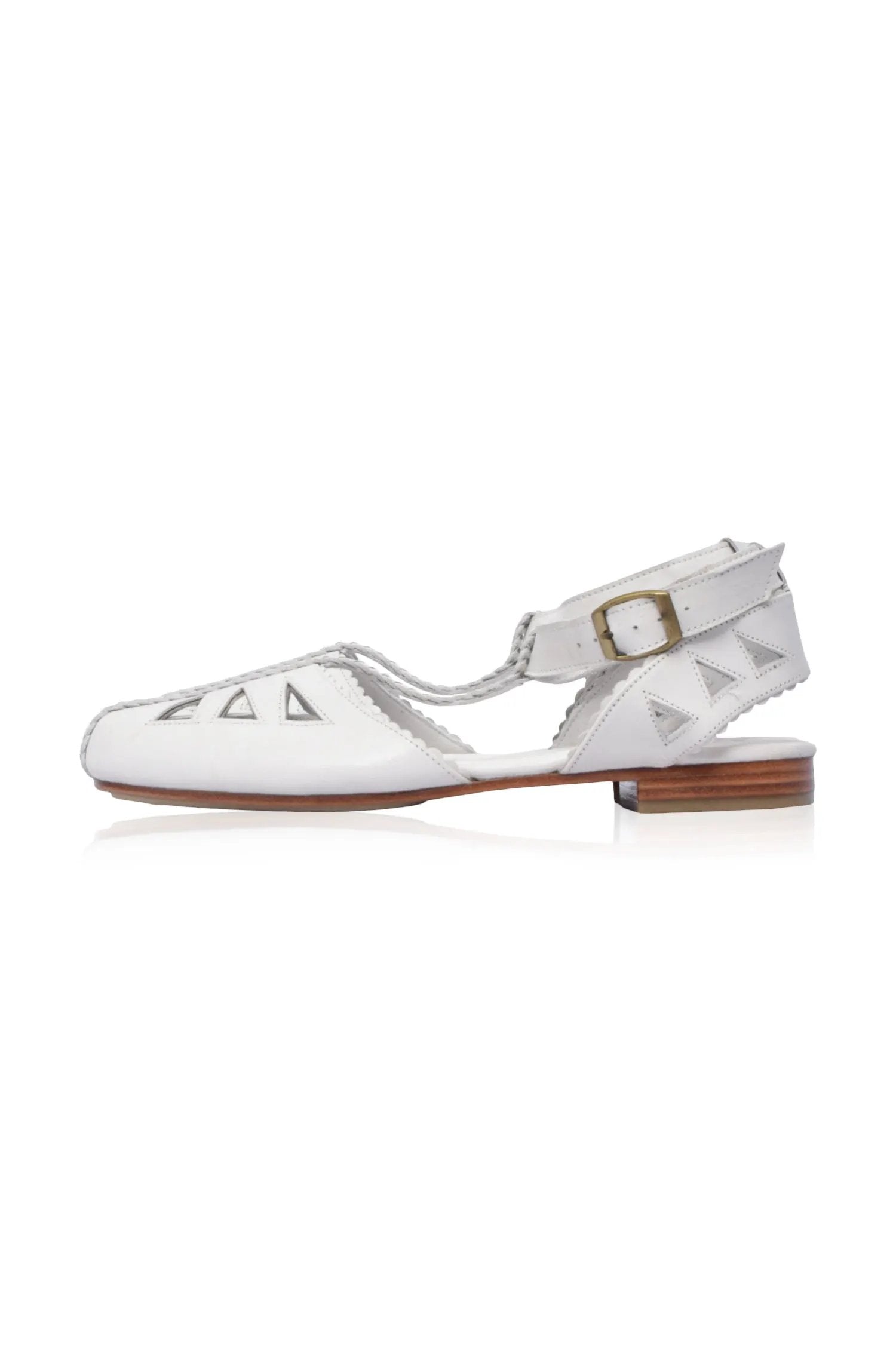 Bounty T-strap Leather Sandals by ELF