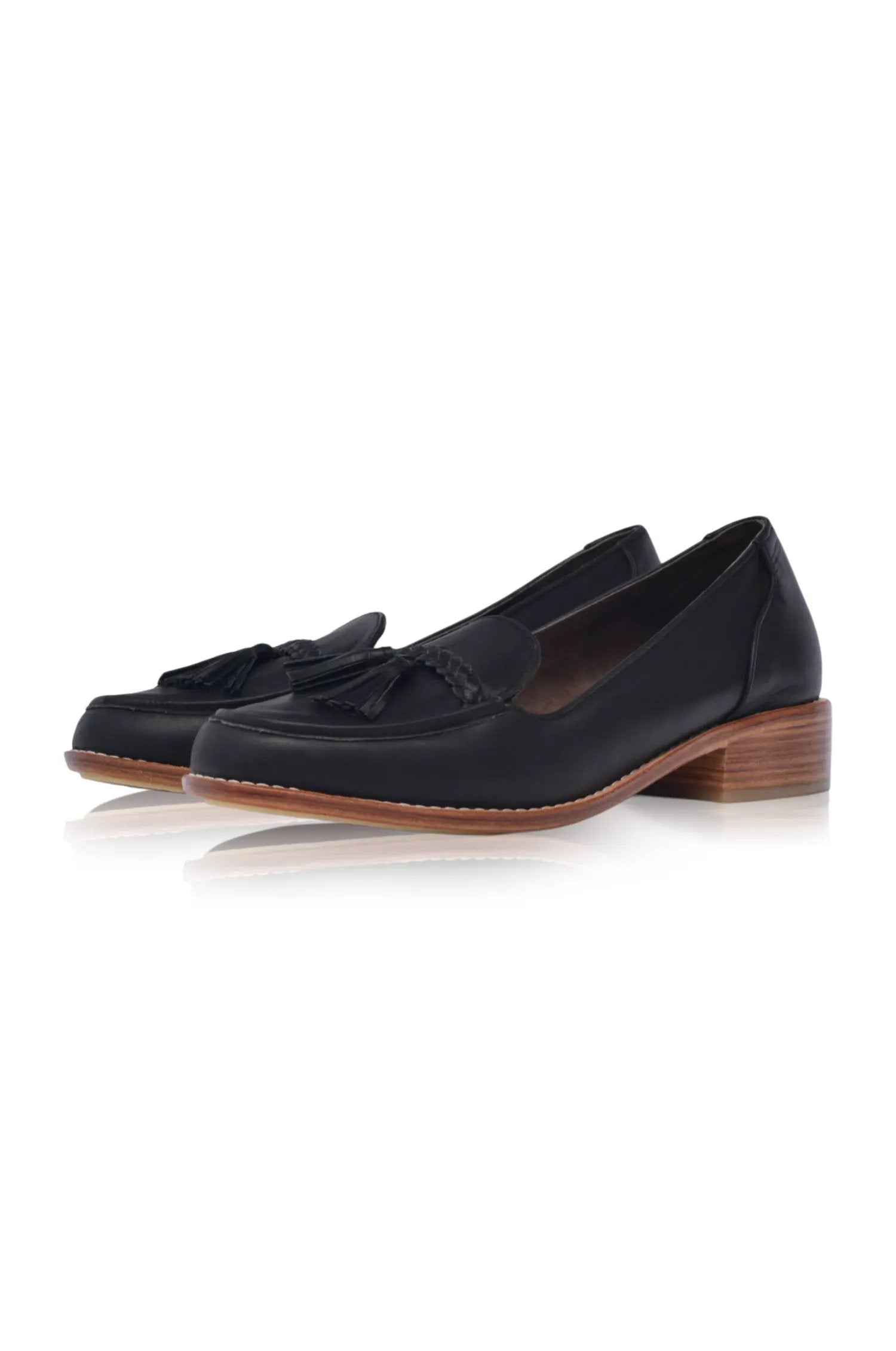 Brooklyn Leather Loafers with Tassel by ELF