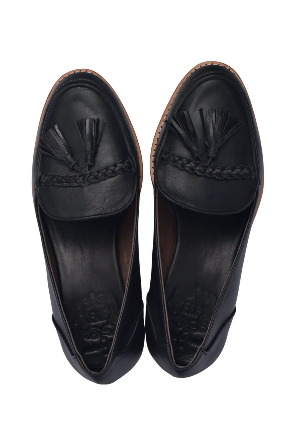 Brooklyn Leather Loafers with Tassel by ELF