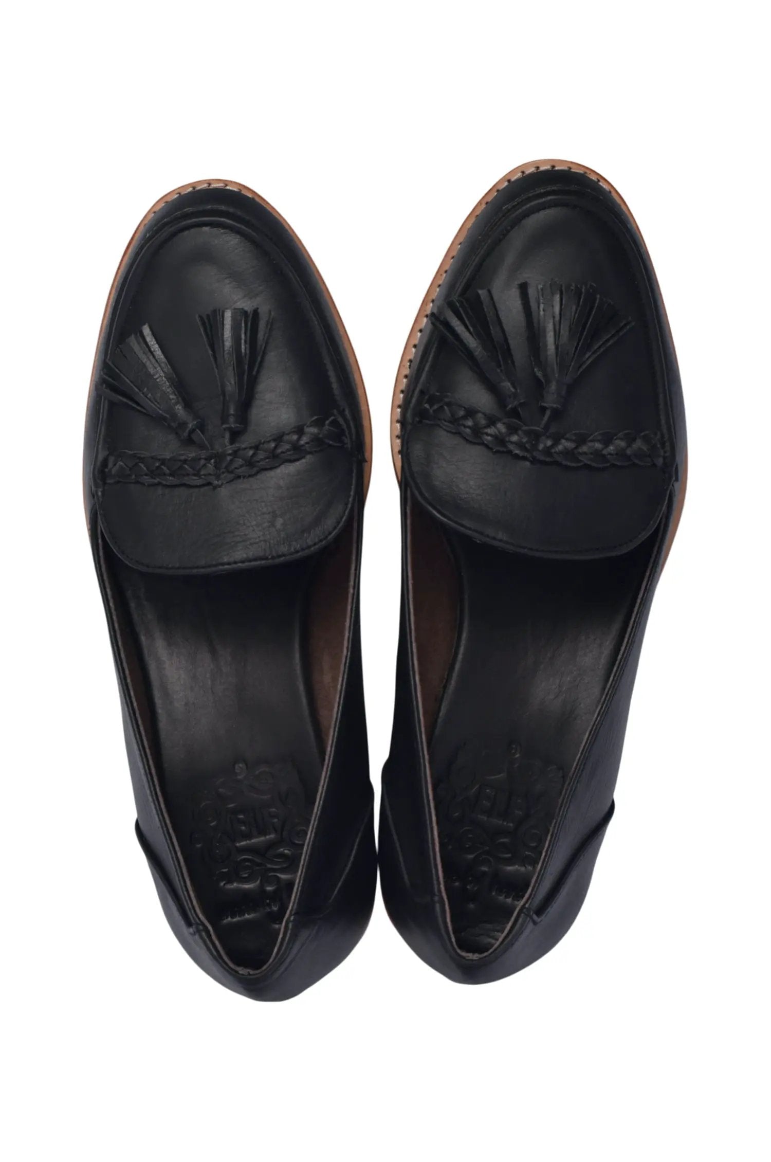 Brooklyn Leather Loafers with Tassel by ELF
