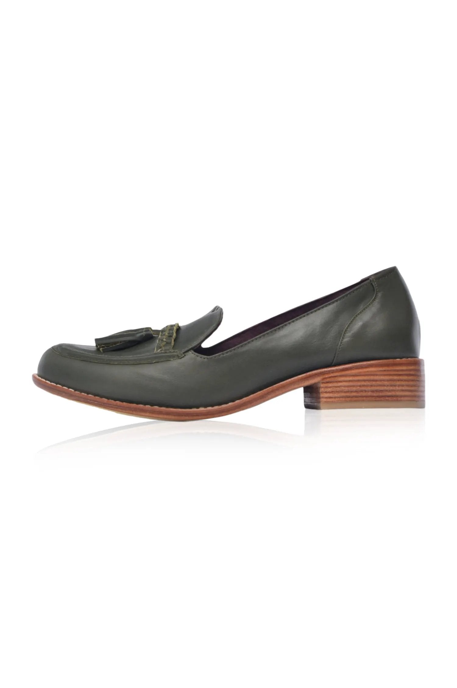 Brooklyn Leather Loafers with Tassel by ELF