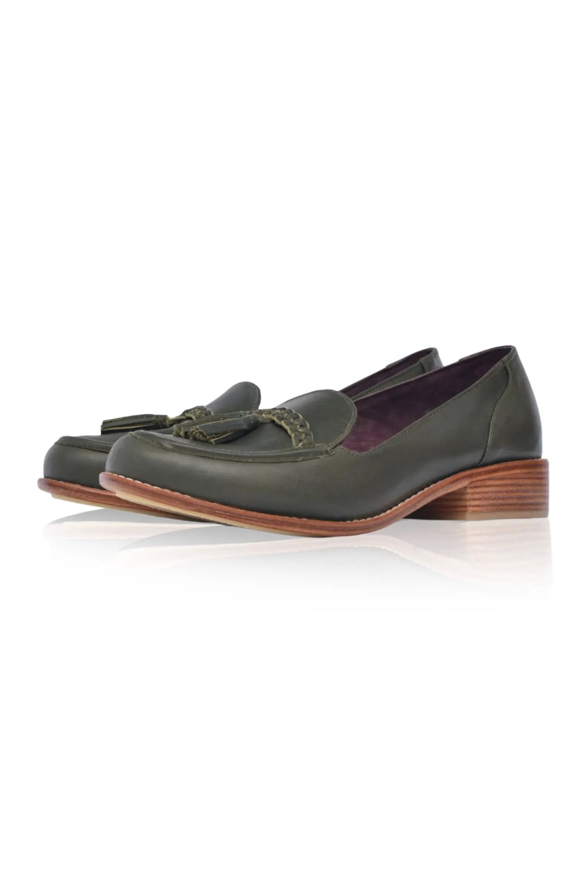 Brooklyn Leather Loafers with Tassel by ELF