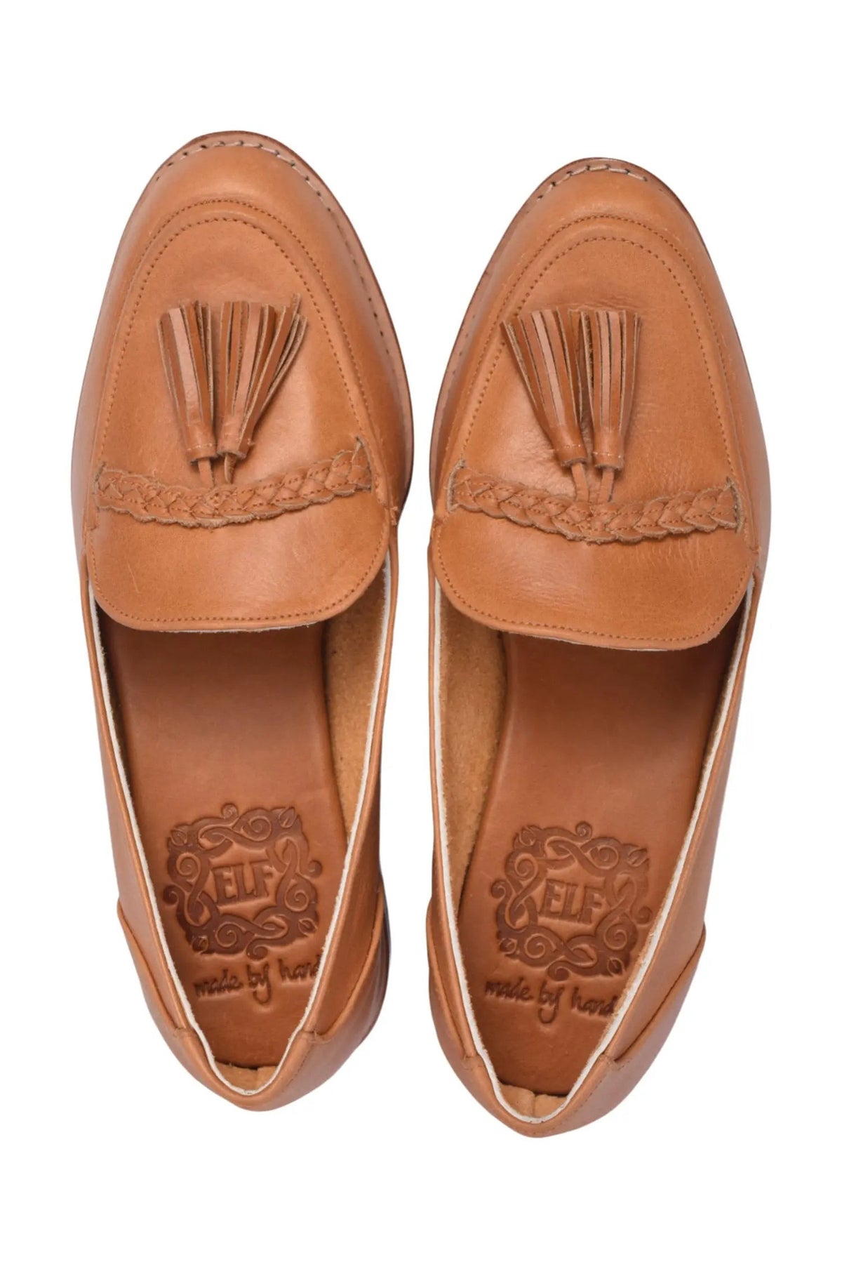 Brooklyn Leather Loafers with Tassel by ELF