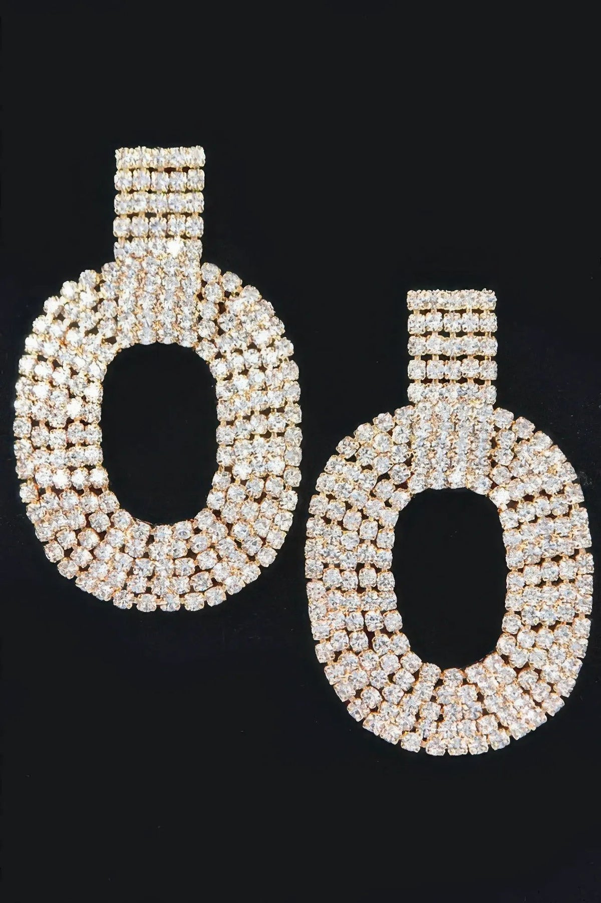 CHELSEA Elegant Rhinestone Drop Earrings: NYFW BYMANYC ® New York by BYMANYC ® New York