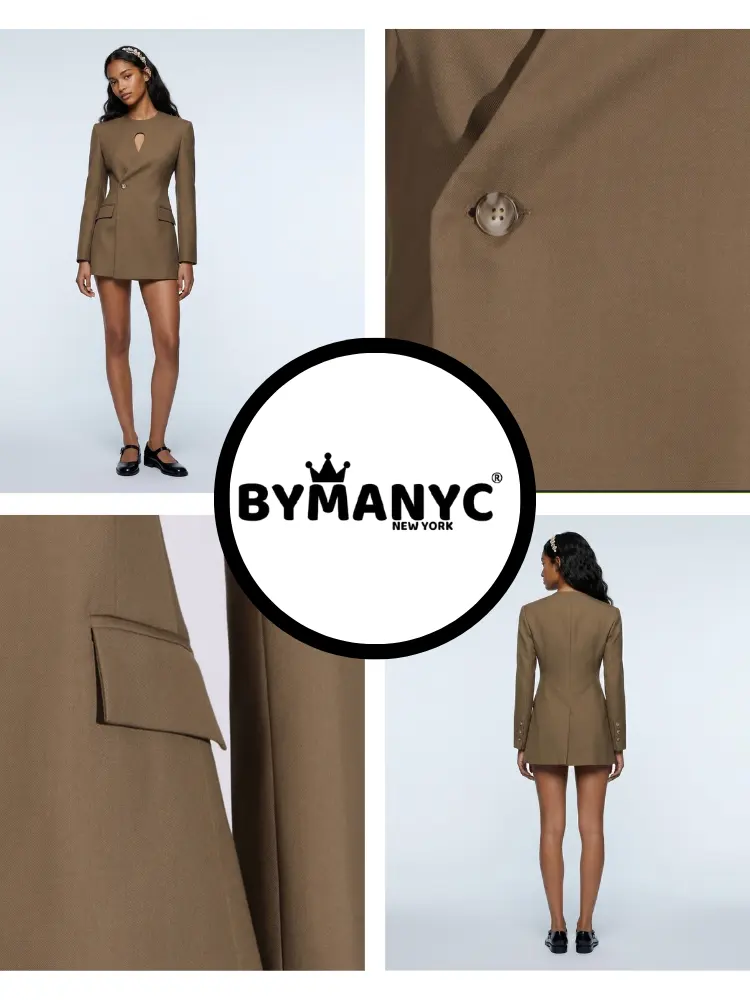CHELSEA Keyhole Tailored Blazer | BYMANYC ® New York Elegance by BYMANYC ® New York