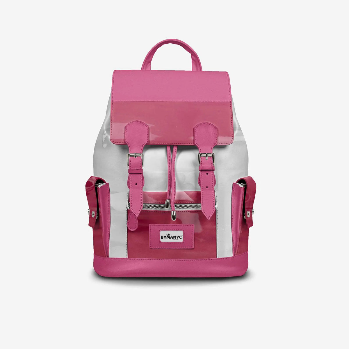 COUTURE Eco Backpack – Pink & White Edition | BYMANYC ® New York by BYMANYC ® New York