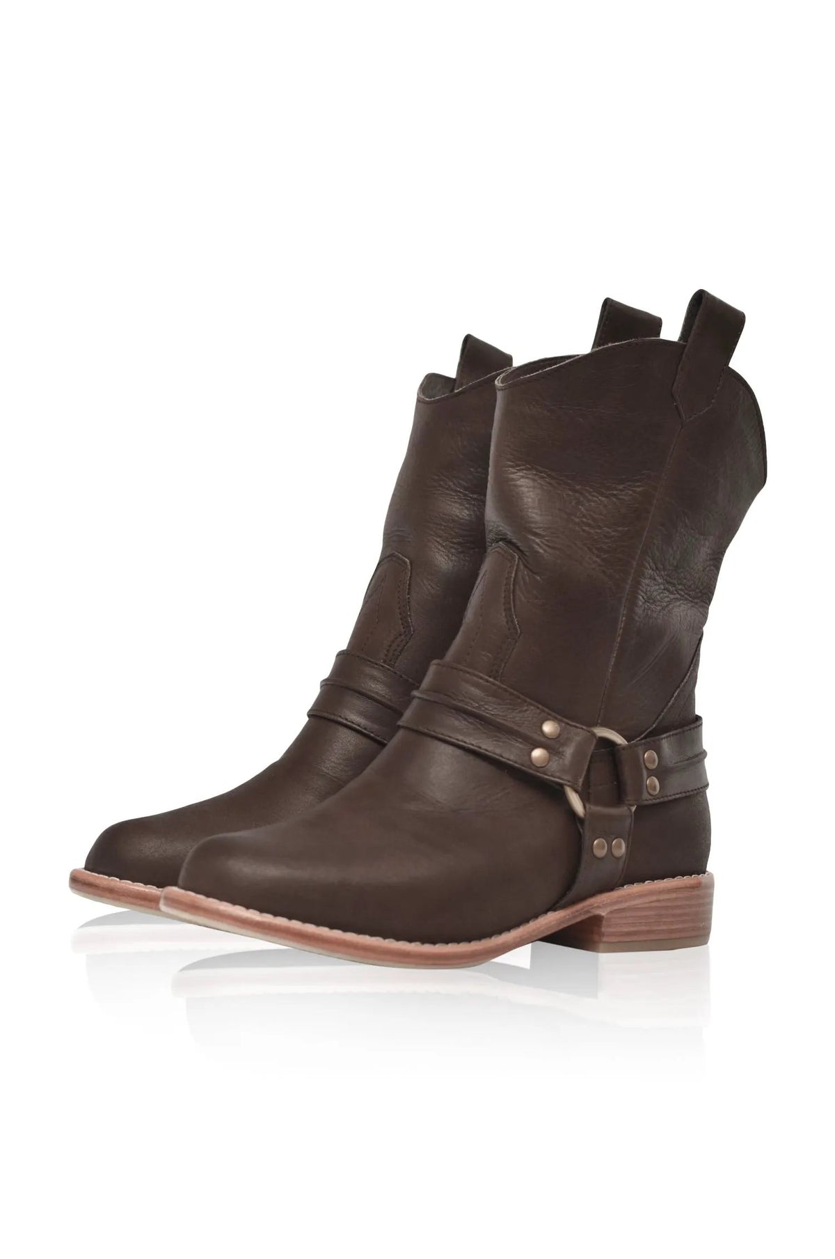 Cali Pull-On Leather Boots by ELF