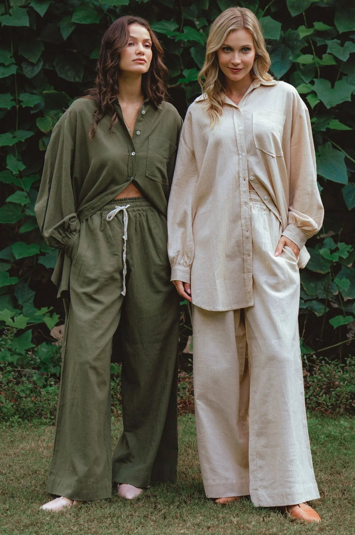 Calin Long Sleeve Oversized Shirt (Sale) by ELF
