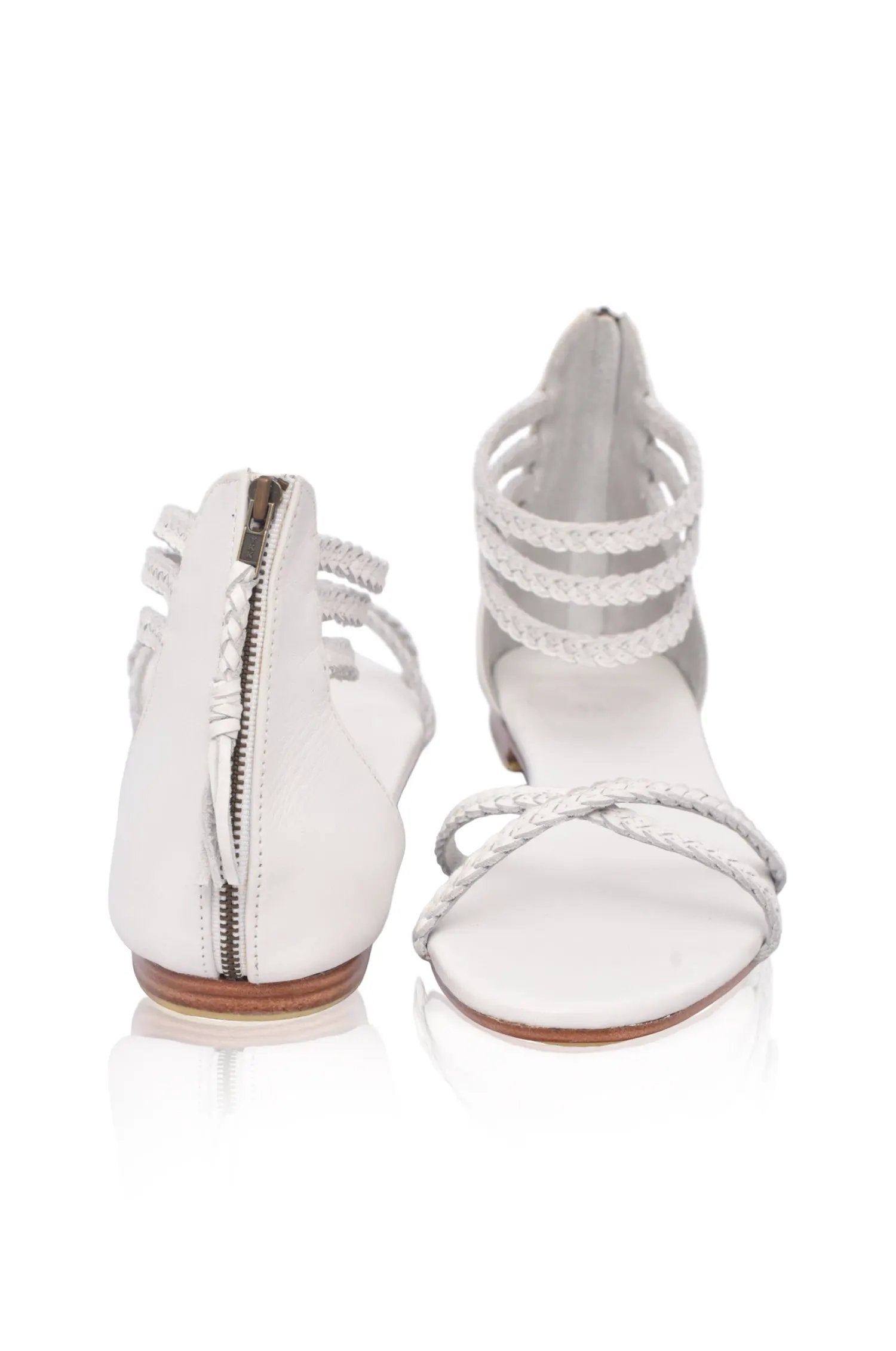 Calypso Thong Leather Sandals (Sz. 7 & 7.5) by ELF