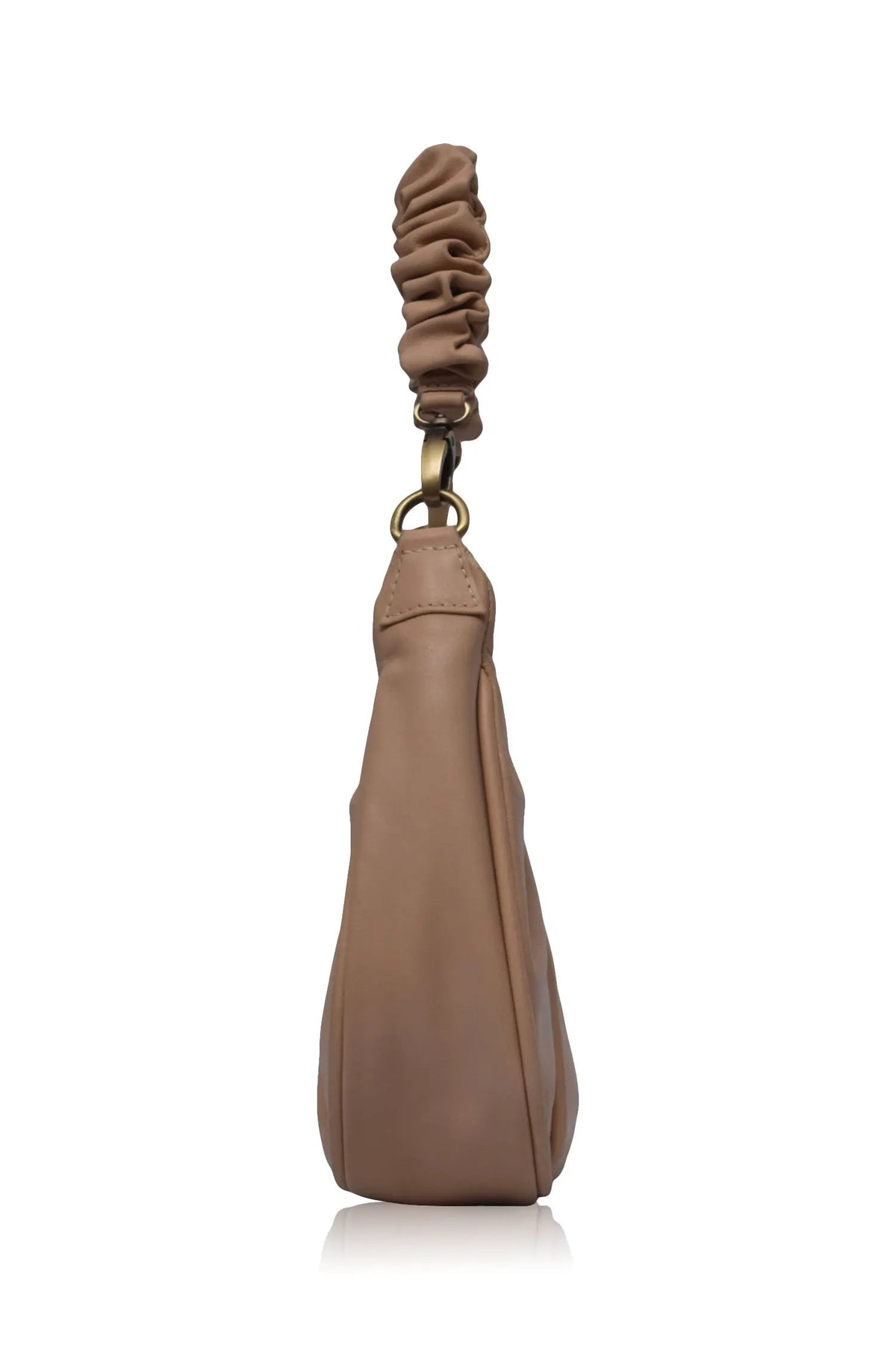 Camille Ruched Leather Bag by ELF