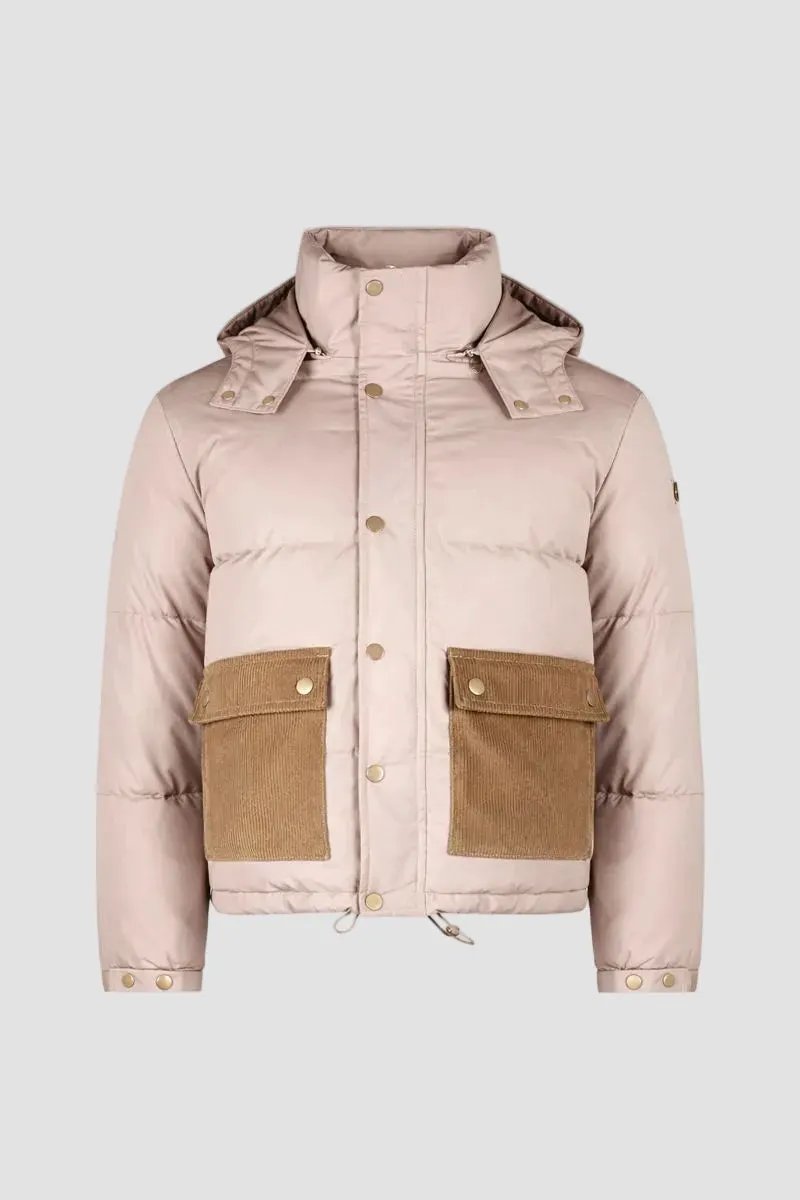 Camouflage Reactive Puffer Jacket by Hideout